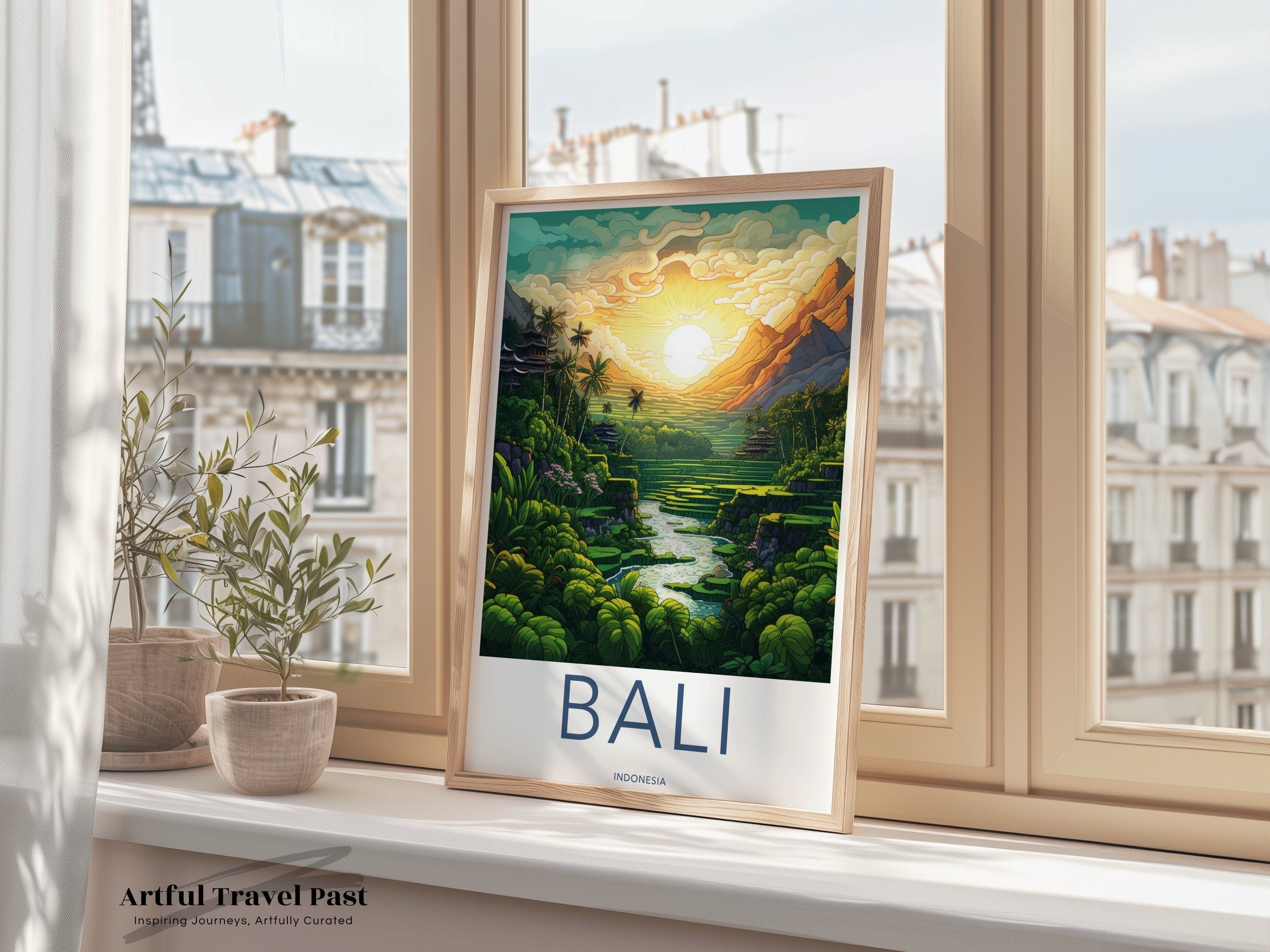 Wall Art Bali Poster | Indonesia Wall Art | Asia Decor