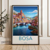 Wall Art Bosa Poster |  Sardinia Riviera | Italy Wall Art