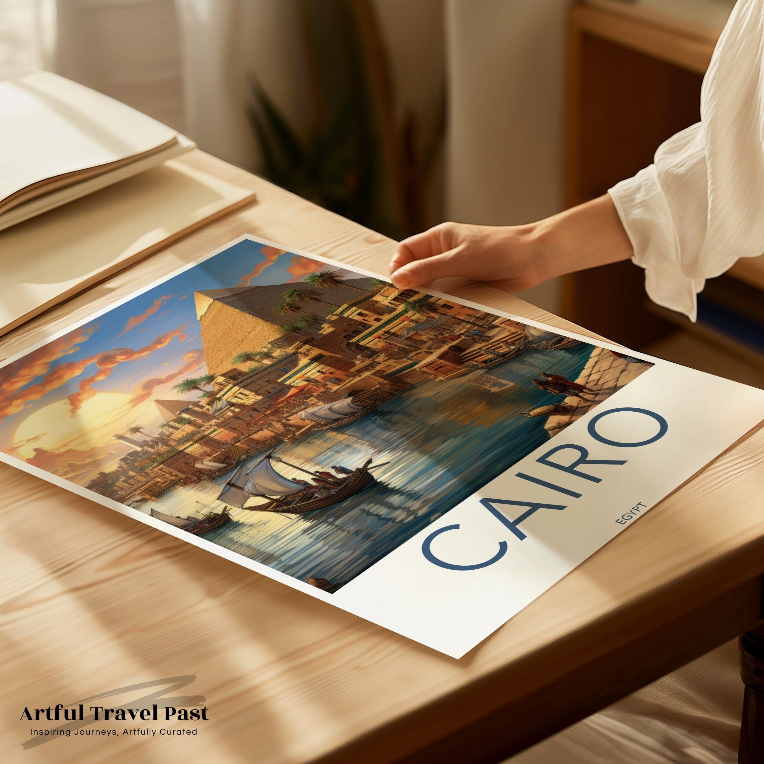 Wall Art Cairo Poster | Egypt Wall Art | Middle East Decor