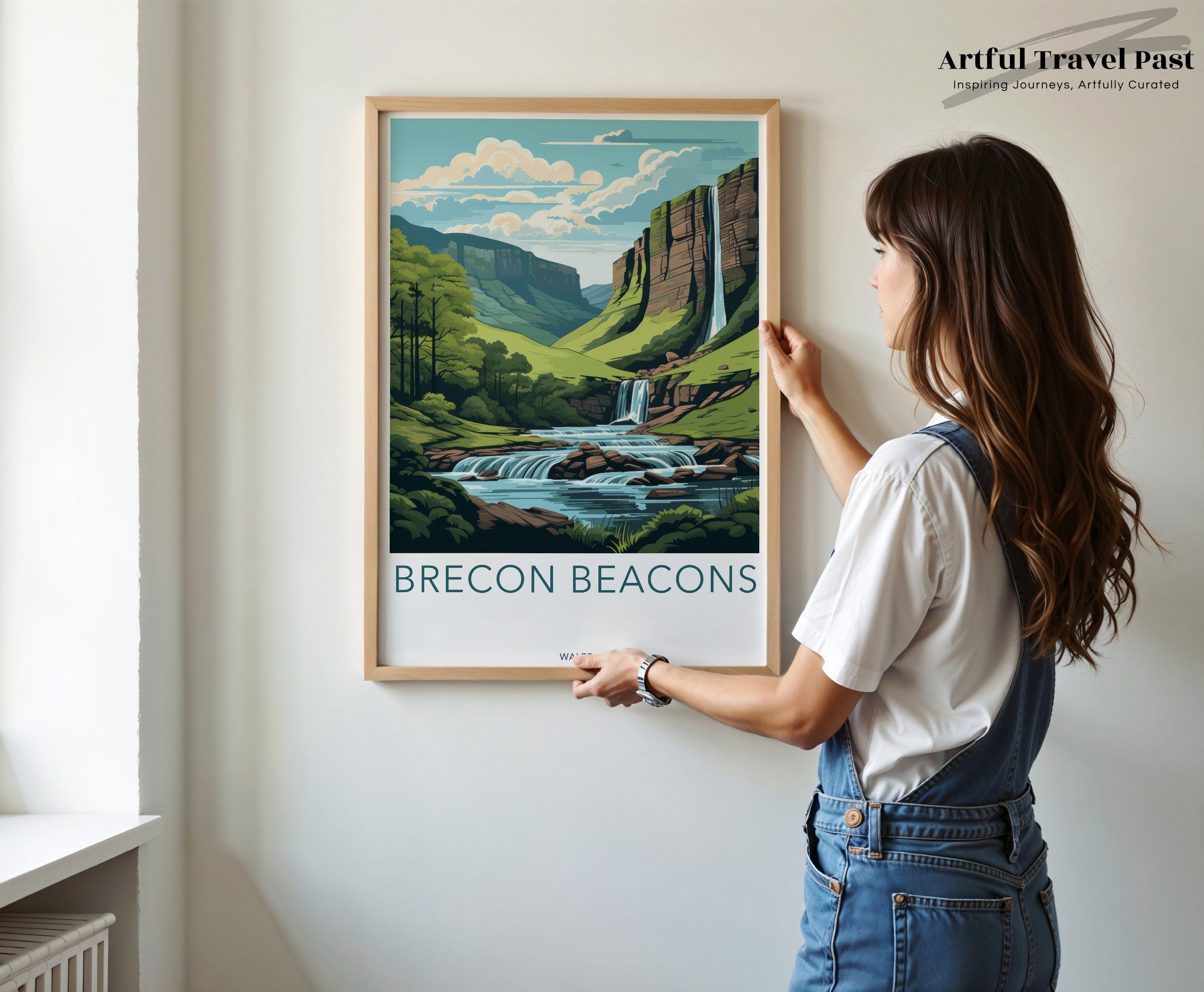 Wall Art Brecon Beacons Poster | Wales Wall Art | UK Decor