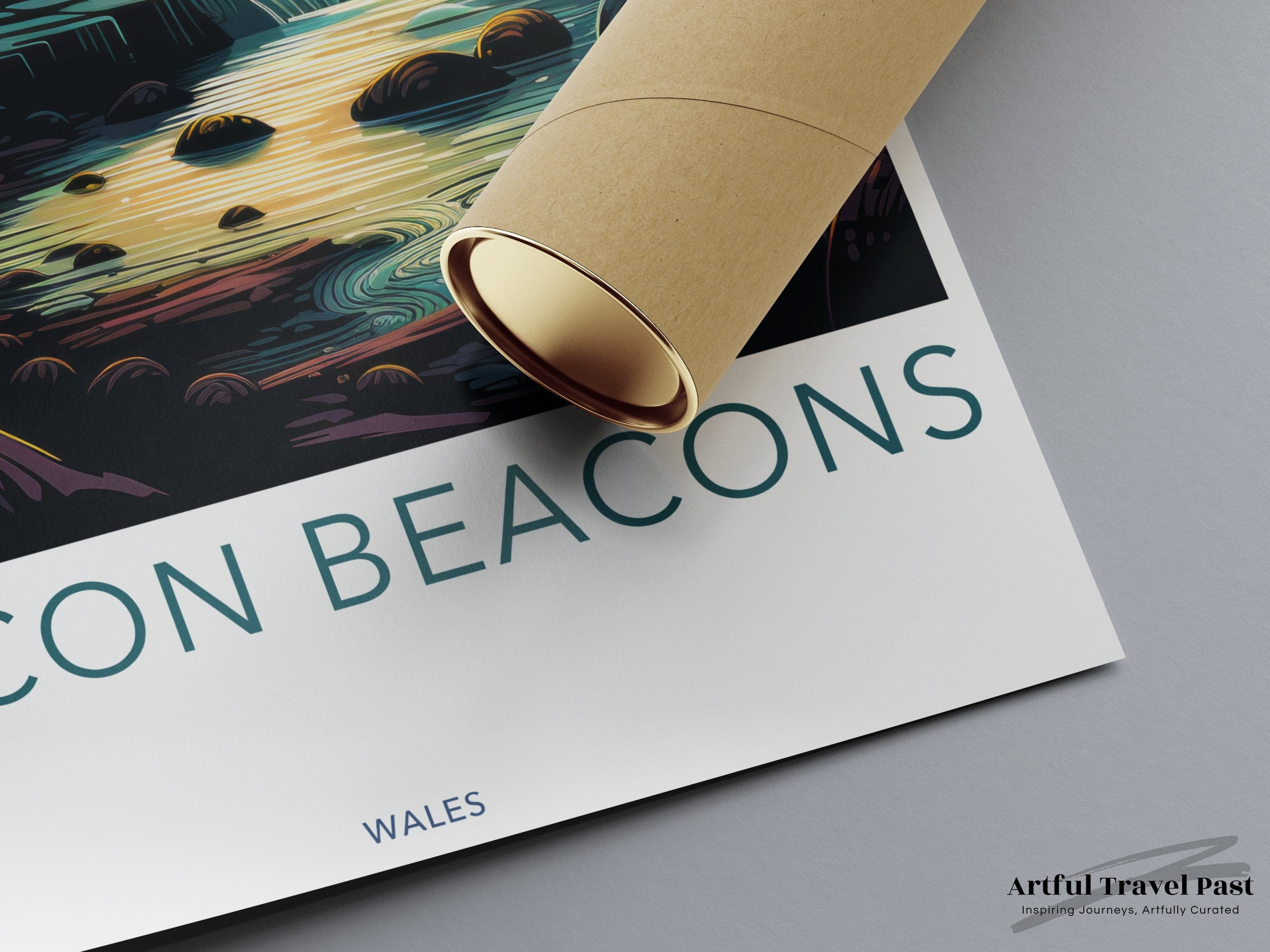 Wall Art Brecon Beacons Poster | Wales Wall Art | UK Decor