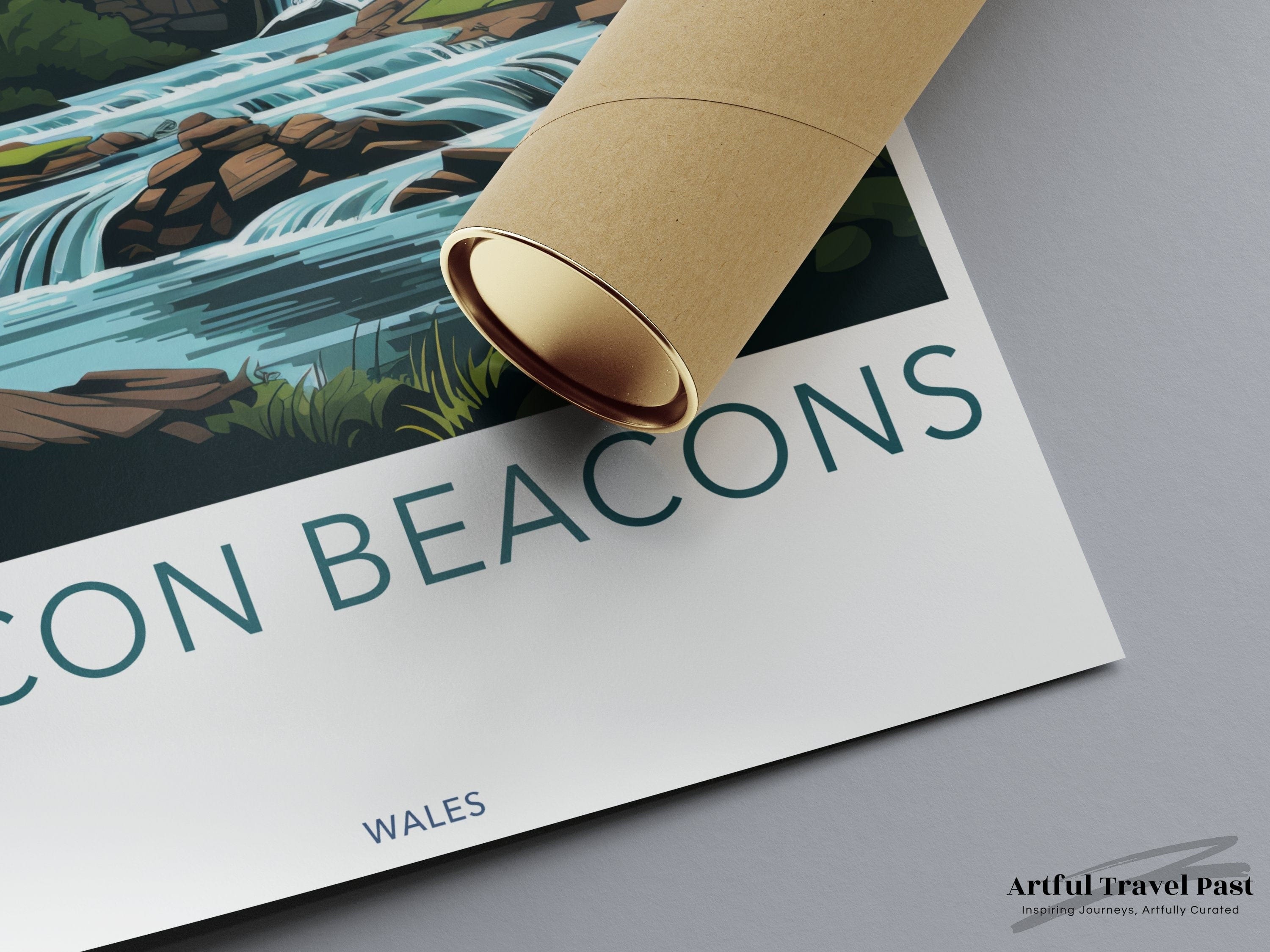 Wall Art Brecon Beacons Poster | Wales Wall Art | UK Decor