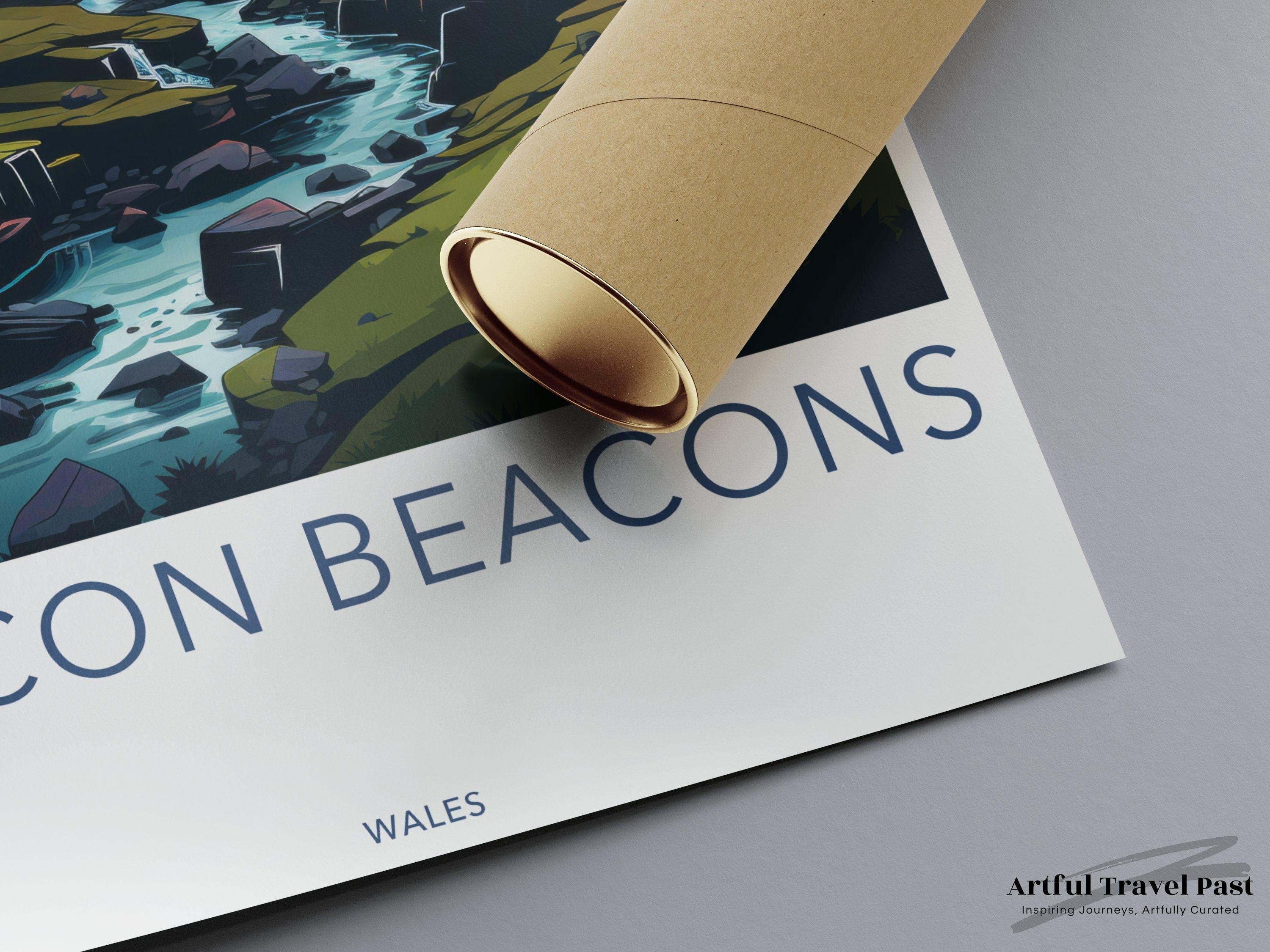 Wall Art Brecon Beacons Poster | Wales Wall Art | UK Decor