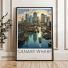 Wall Art Canary Wharf Poster | England Wall Art | UK Decor