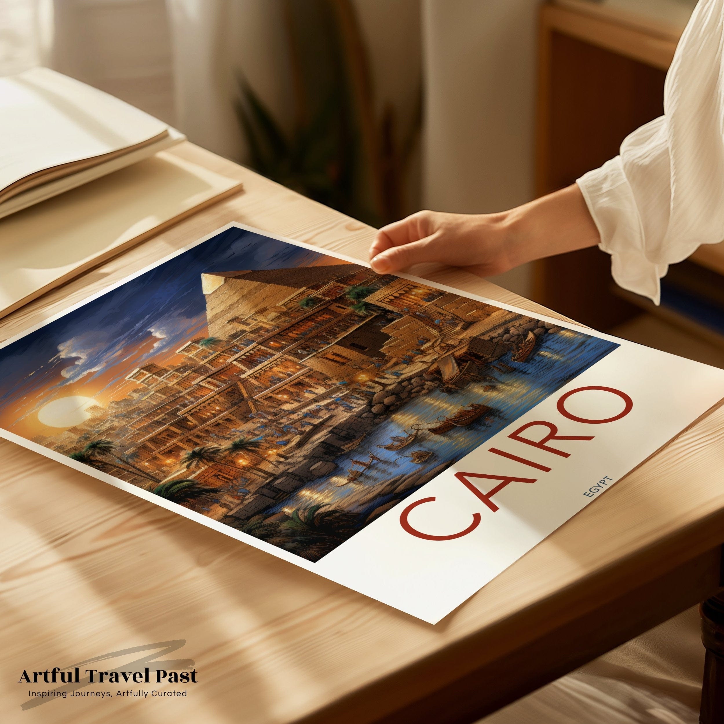 Wall Art Cairo Poster | Egyptian Heritage | Africa Wall Art