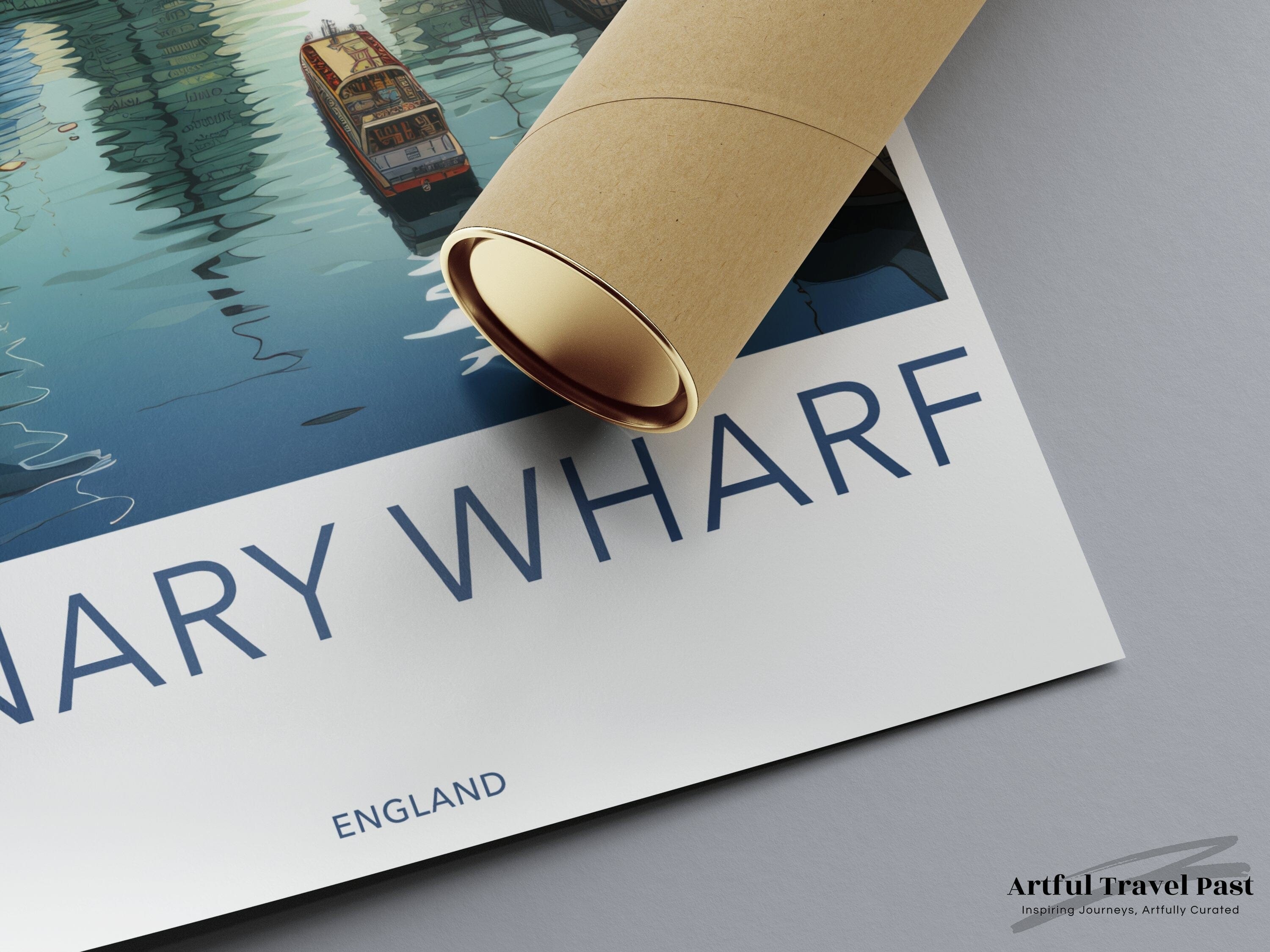 Wall Art Canary Wharf Poster | England Wall Art | UK Decor