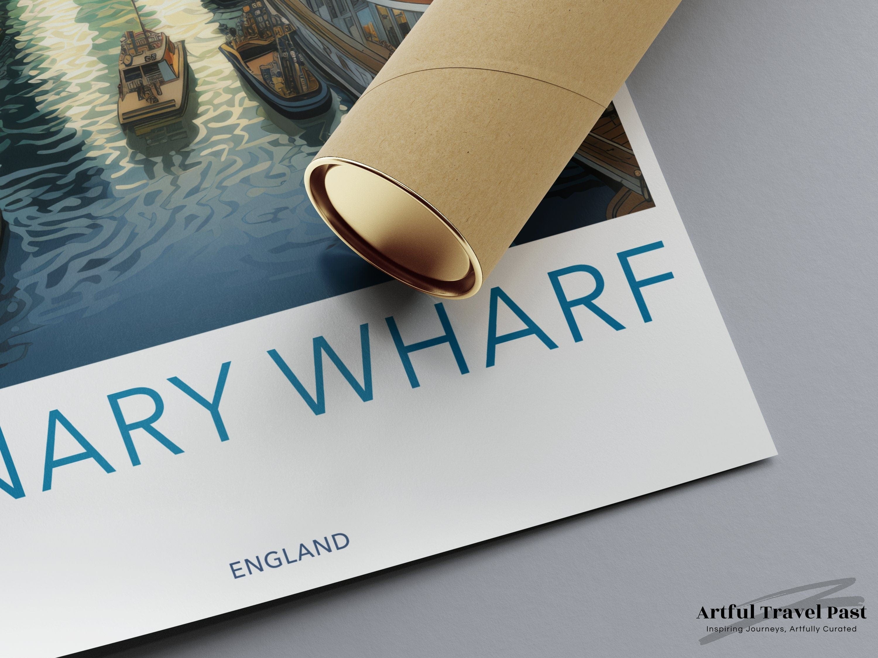 Wall Art Canary Wharf Poster | England Wall Art | UK Decor