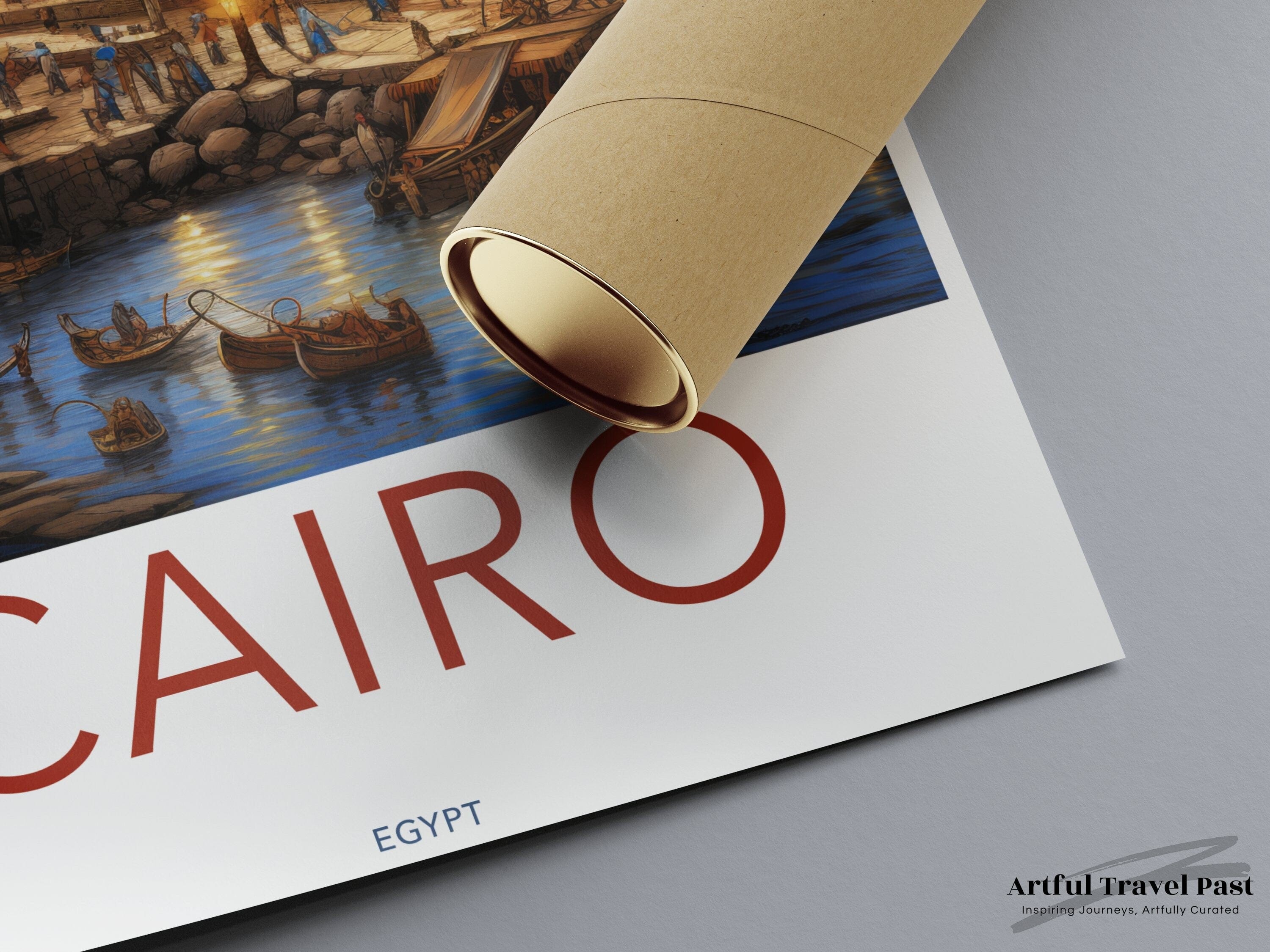 Wall Art Cairo Poster | Egyptian Heritage | Africa Wall Art