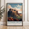 Edinburgh Castle Scotland Wall Art, Historical Landmark Poster, Scottish Heritage Decor, Travel Gift, Architecture Print, Home Decor