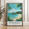 Phuket Thailand Wall Art, Scenic Beach Poster, Tropical Landscape Print, Coastal Decor, Travel Destination Artwork, Beach Vibes Home Decor