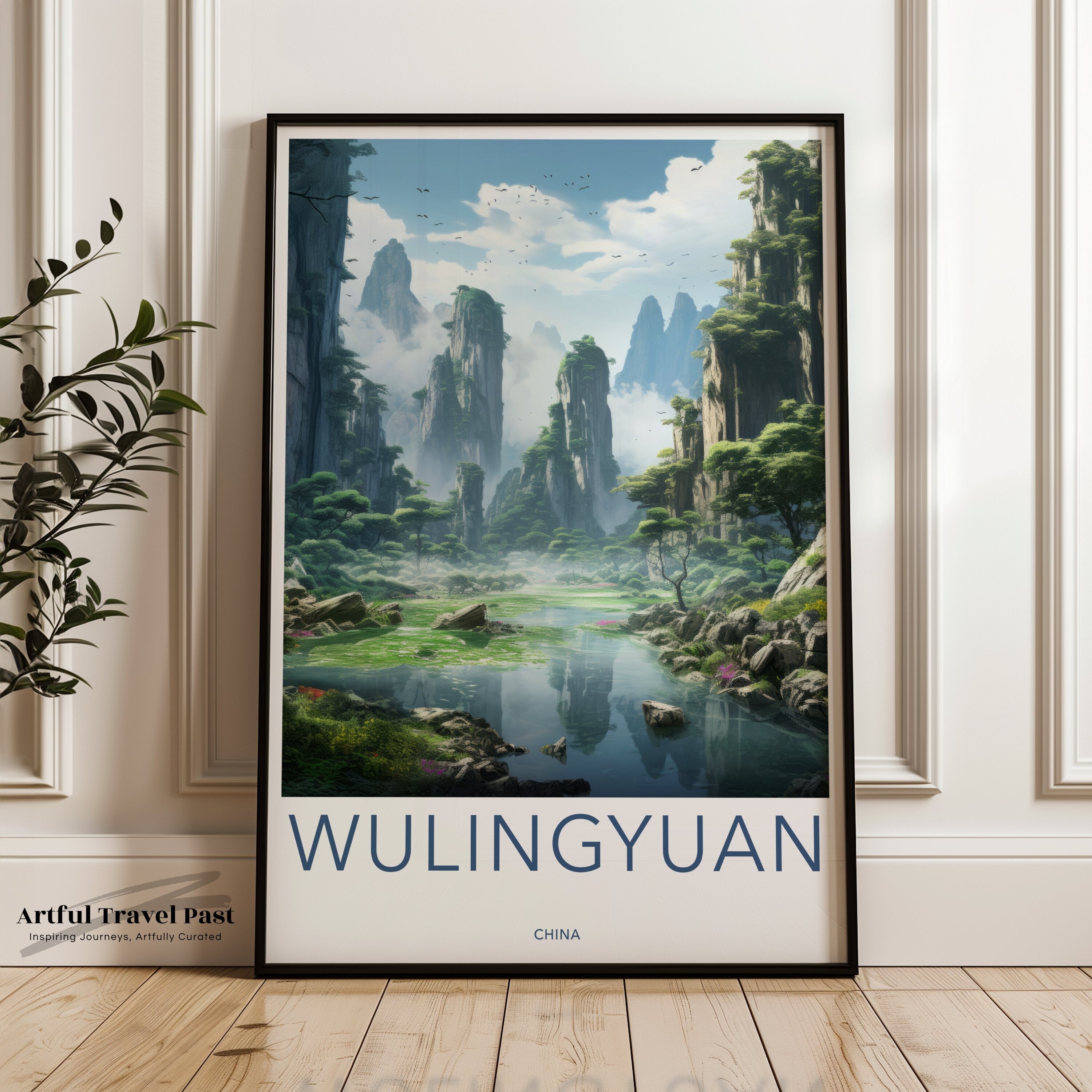 Wulingyuan Wall Art, Popular Travel Destination Print, Scenic China Decor, Landscape Photography, Nature Lovers Gift, Home Decor