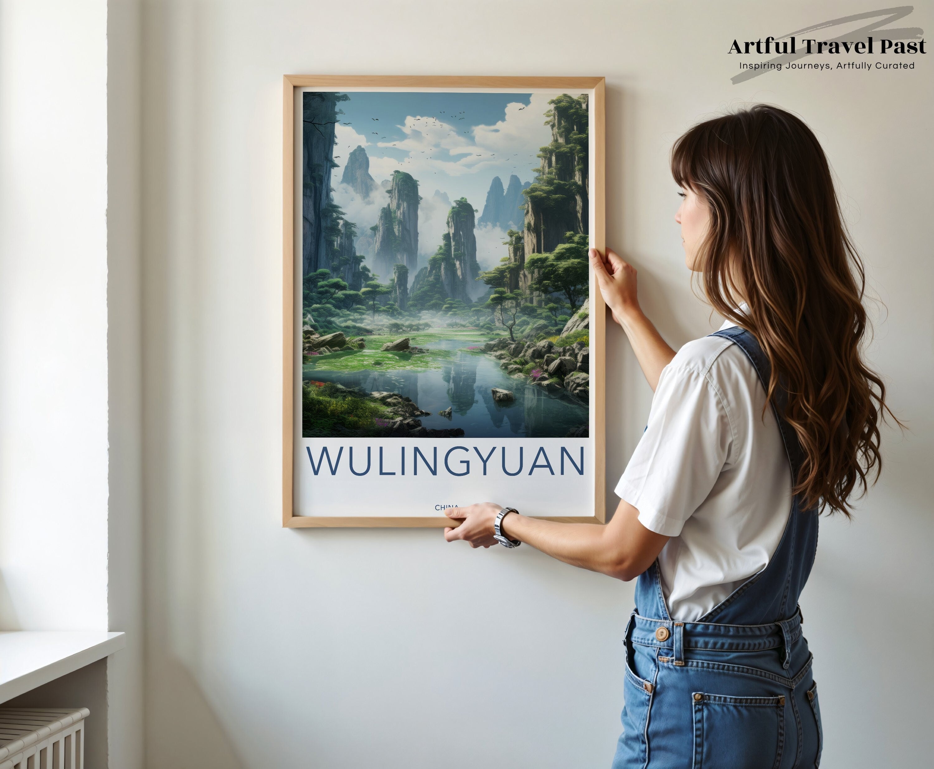 Wulingyuan Wall Art, Popular Travel Destination Print, Scenic China Decor, Landscape Photography, Nature Lovers Gift, Home Decor