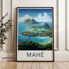 Mahé Seychelles Wall Art, Scenic Island Landscape Print, Coastal Beauty Home Decor, Tropical Paradise Poster, Unique Travel Gift