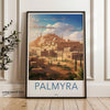 Palmyra Wall Art, Historical Syrian Architecture, Ancient Cityscape Poster, Cultural Heritage, Home Decor, Fine Art Print