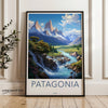 Patagonia Wall Art Print, Scenic Landscape Poster, Nature Decor, Travel Photography, Mountain View Artwork, Chilean Wilderness