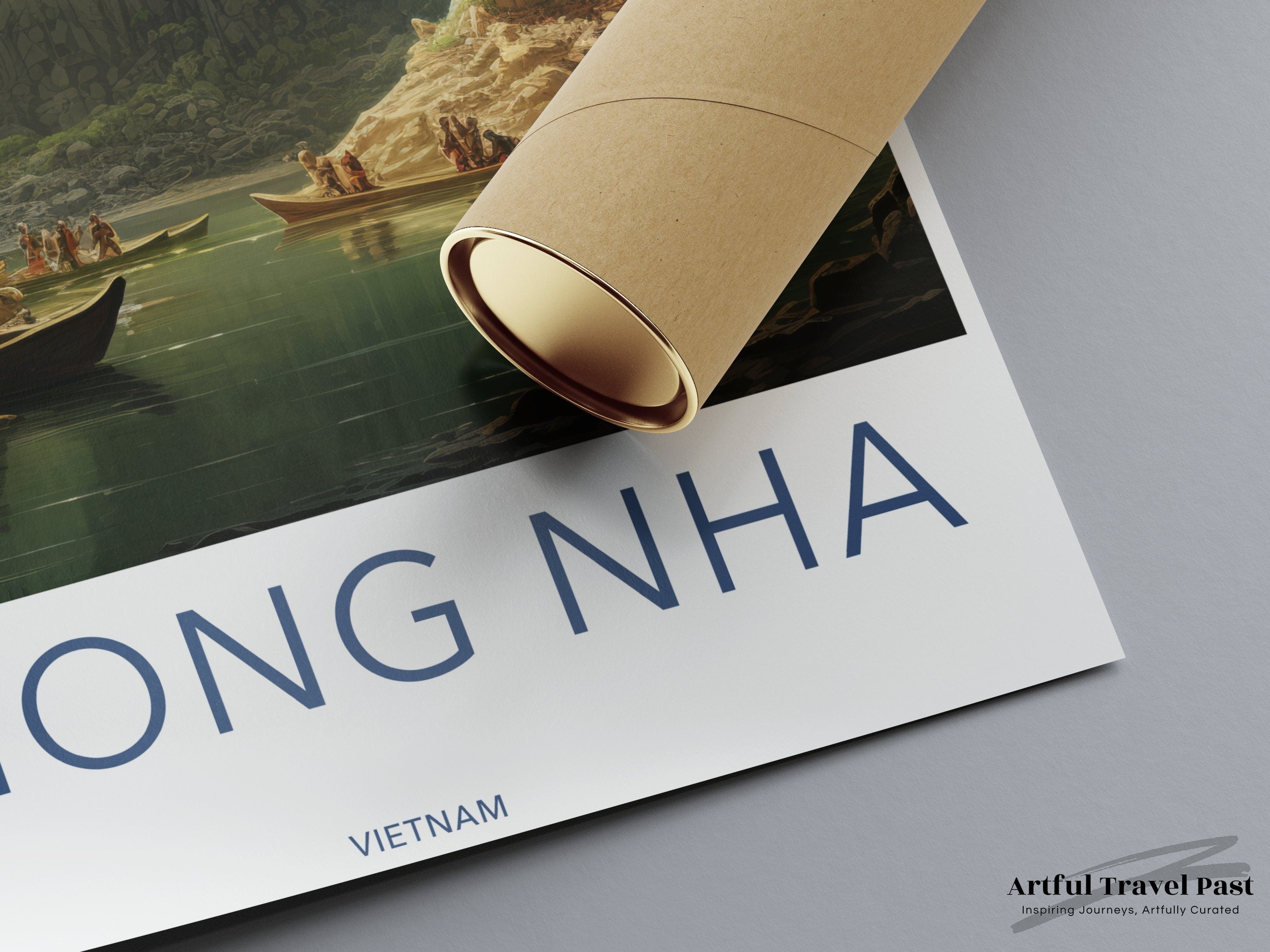 Phong Nha Vietnam Wall Art Print, Captivating Landscape Wall Decor, Nature Cave Art, Southeast Asia Travel Poster, Home Office Decor