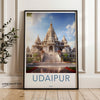 Udaipur Wall Art, Historic Udaipur Architecture, Cultural Landmarks Print, Udaipur Natural Beauty, Stunning Udaipur Poster