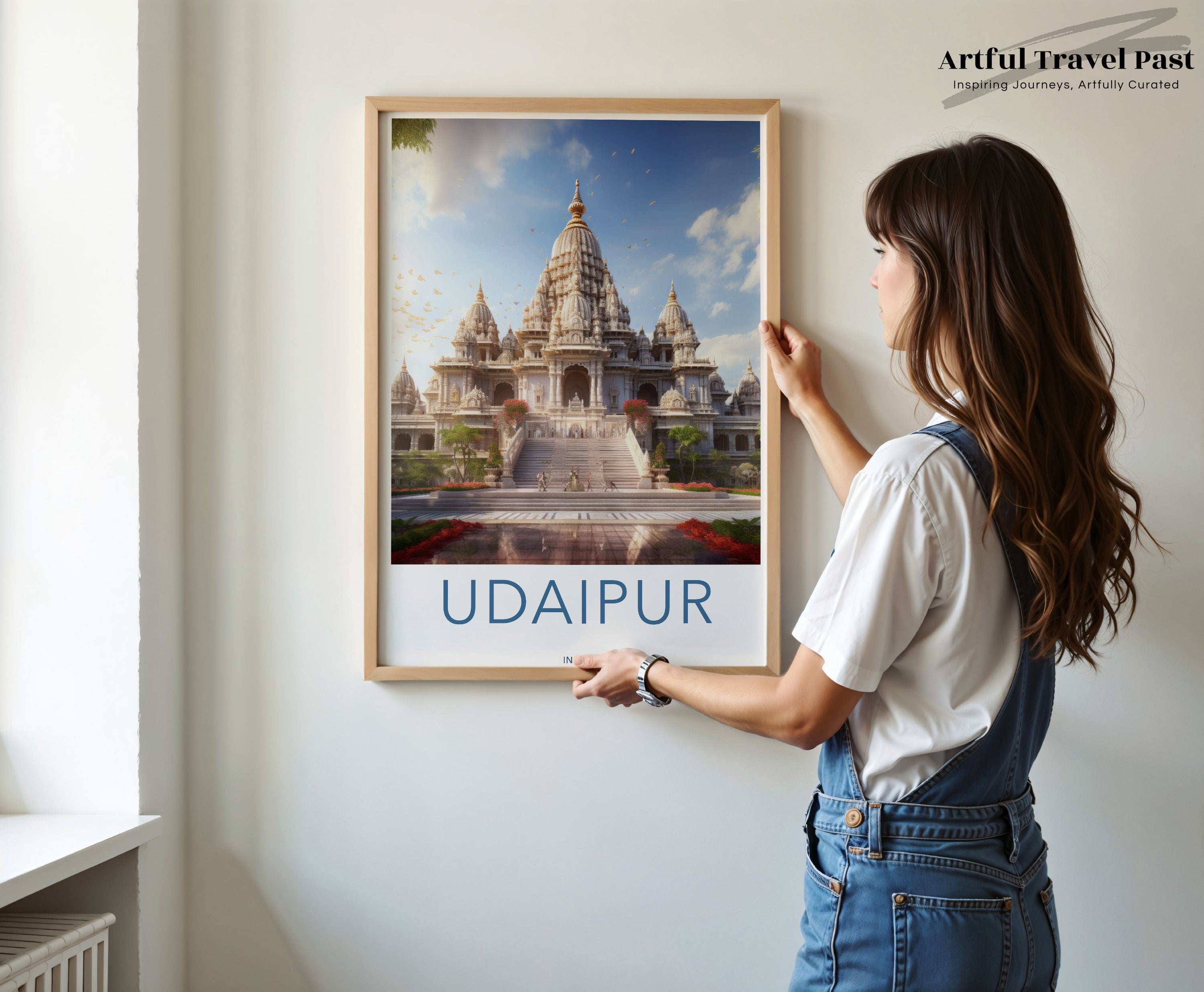 Udaipur Wall Art, Historic Udaipur Architecture, Cultural Landmarks Print, Udaipur Natural Beauty, Stunning Udaipur Poster