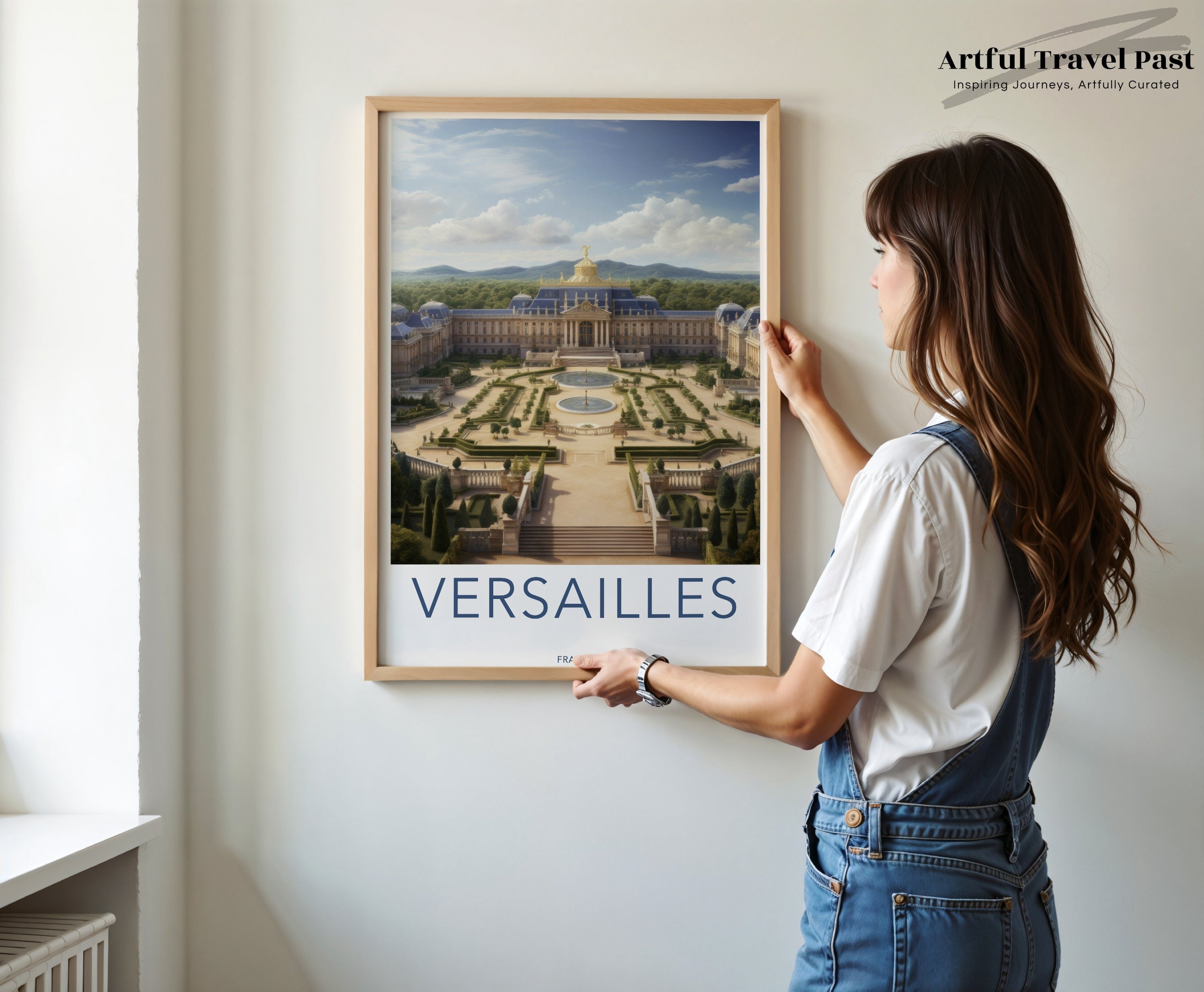 Versailles France Wall Art, Historic Architecture Print, French Palace Poster, Cultural Landmark, Stunning Decor, Elegant Wall Hanging