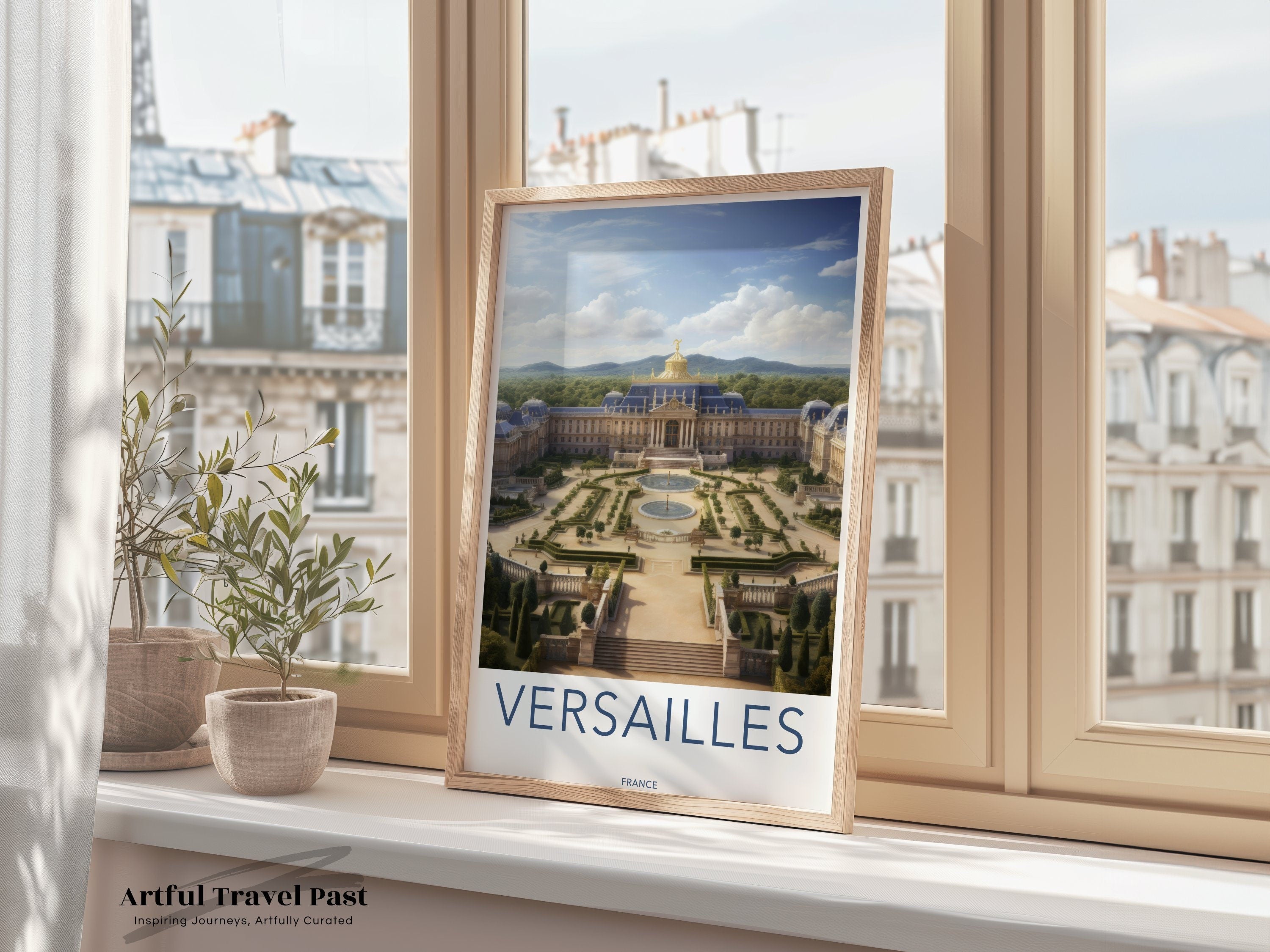 Versailles France Wall Art, Historic Architecture Print, French Palace Poster, Cultural Landmark, Stunning Decor, Elegant Wall Hanging