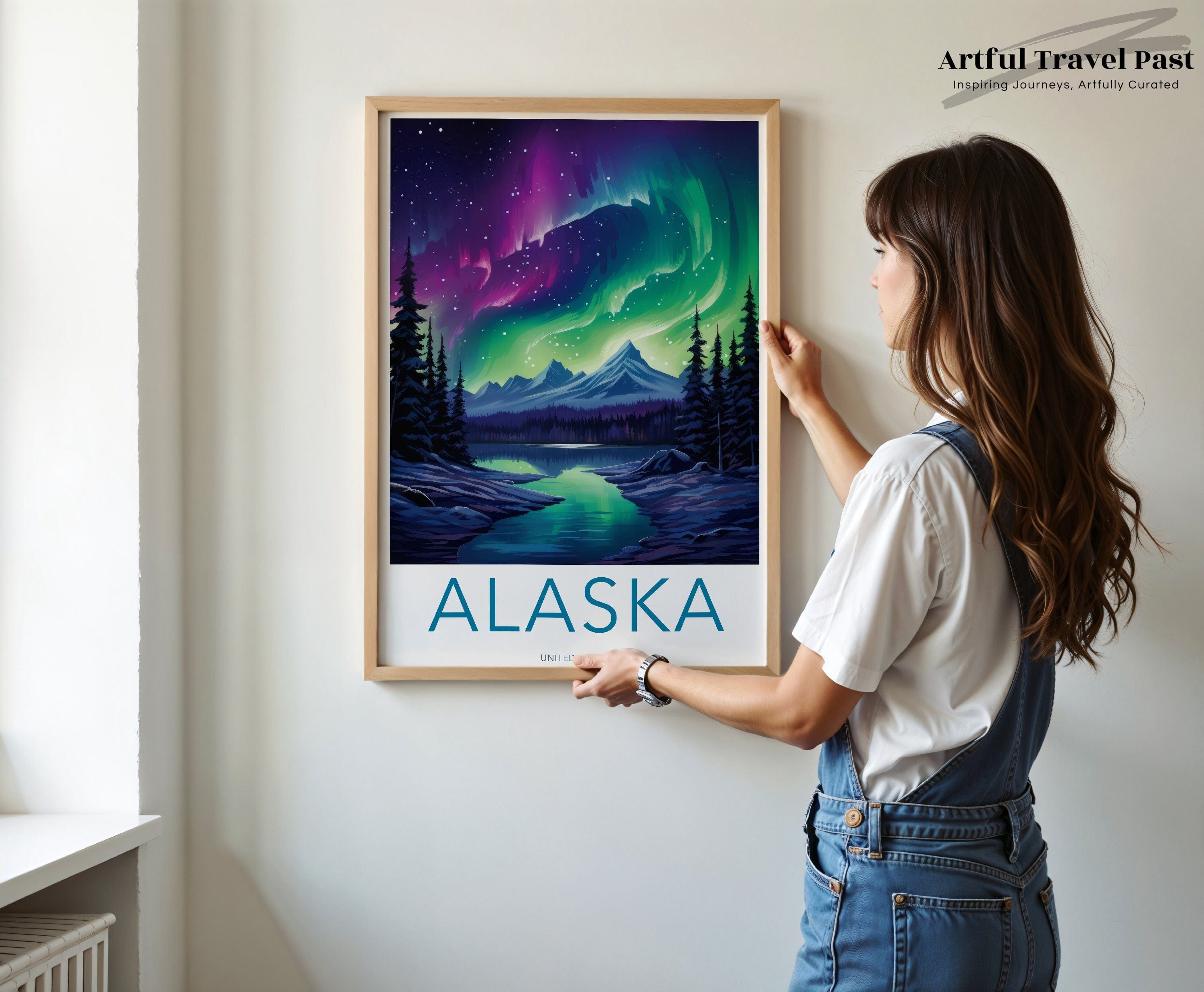 Wall Art Alaska Poster | USA Wall Art | North America Decor