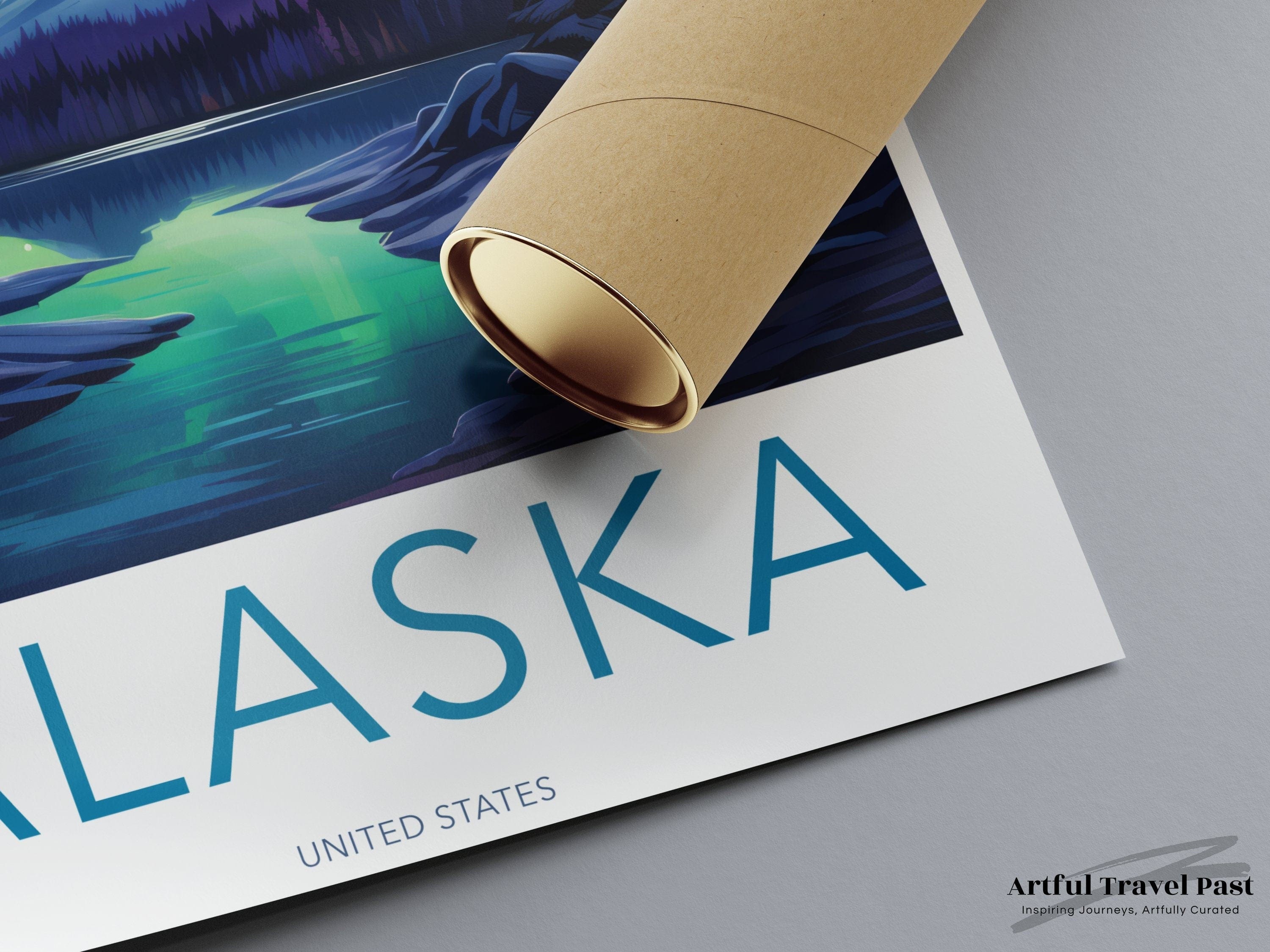 Wall Art Alaska Poster | USA Wall Art | North America Decor