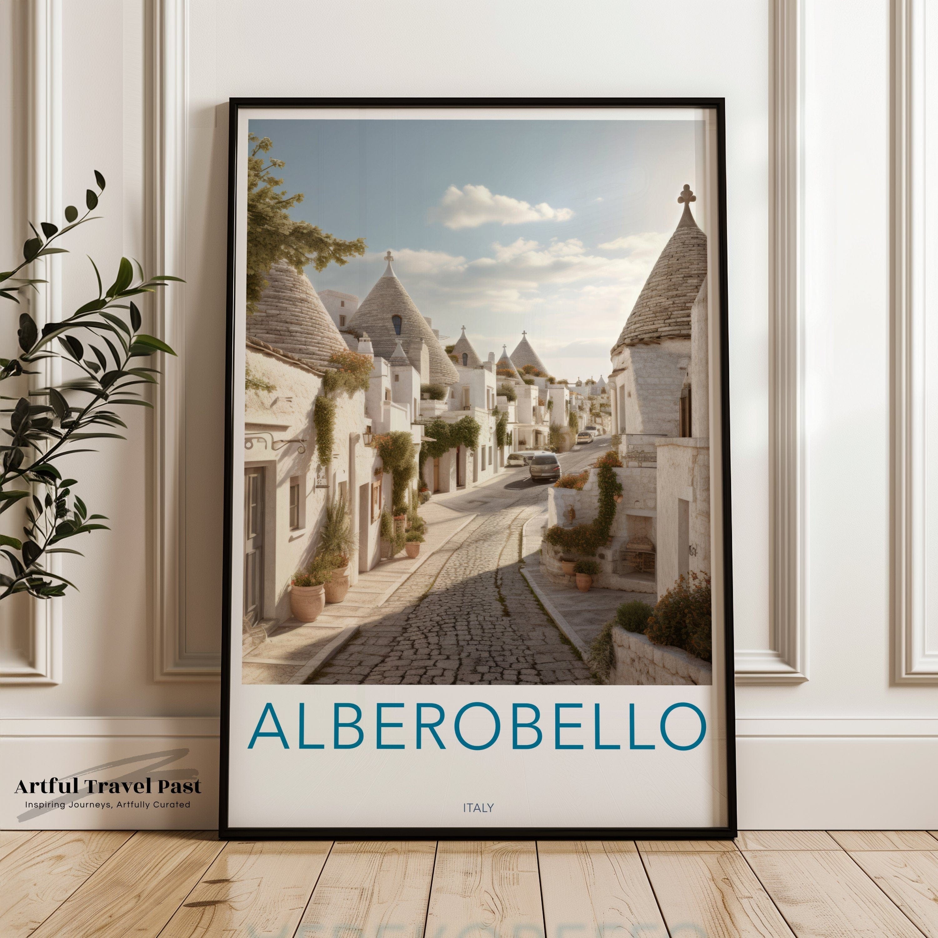 Wall Art Alberobello Poster | Italy Wall Art | Europe Decor