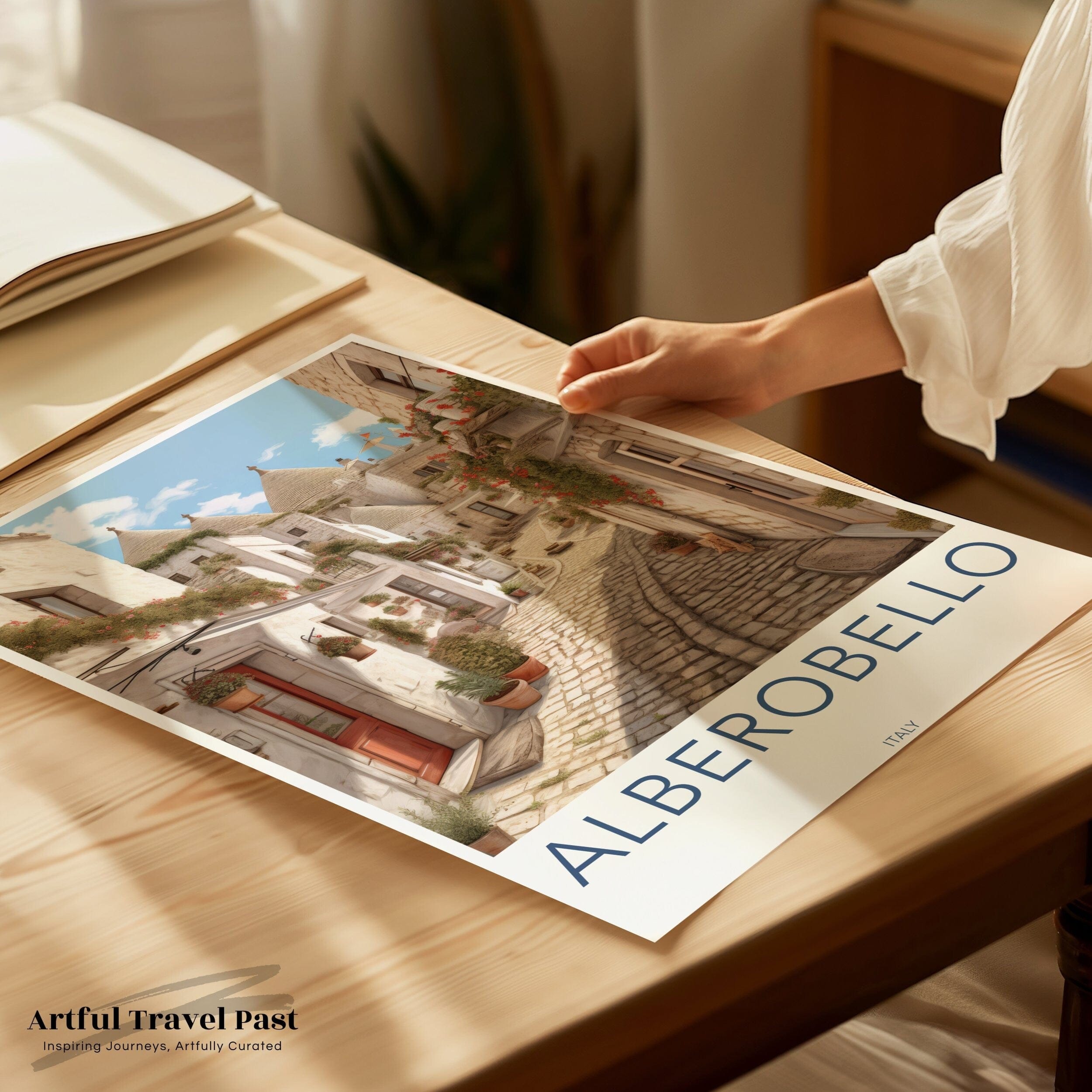 Wall Art Alberobello Poster | Trulli Houses | Italy Wall Art