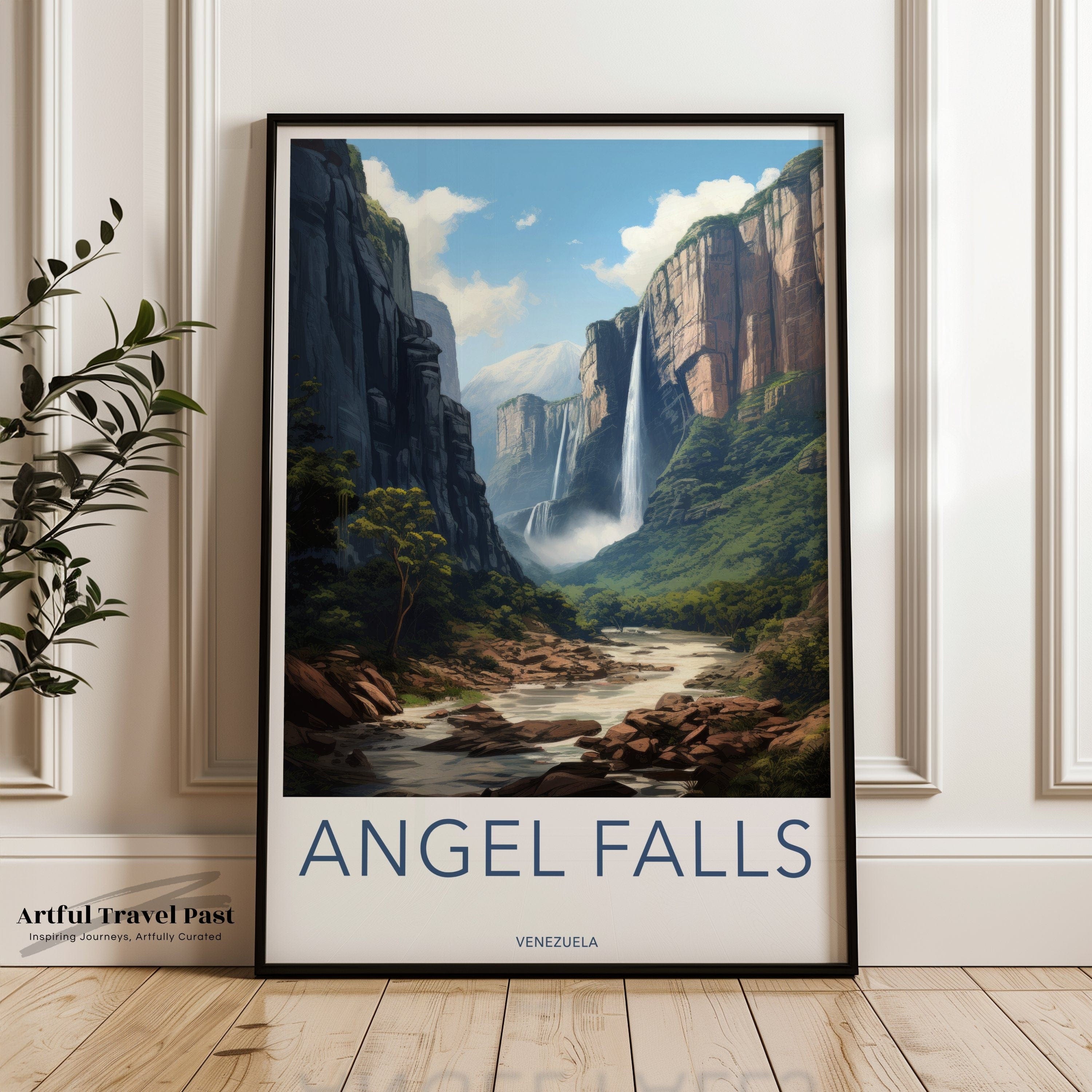 Wall Art Angel Falls Poster | Canaima National Park | Venezuela Wall Art