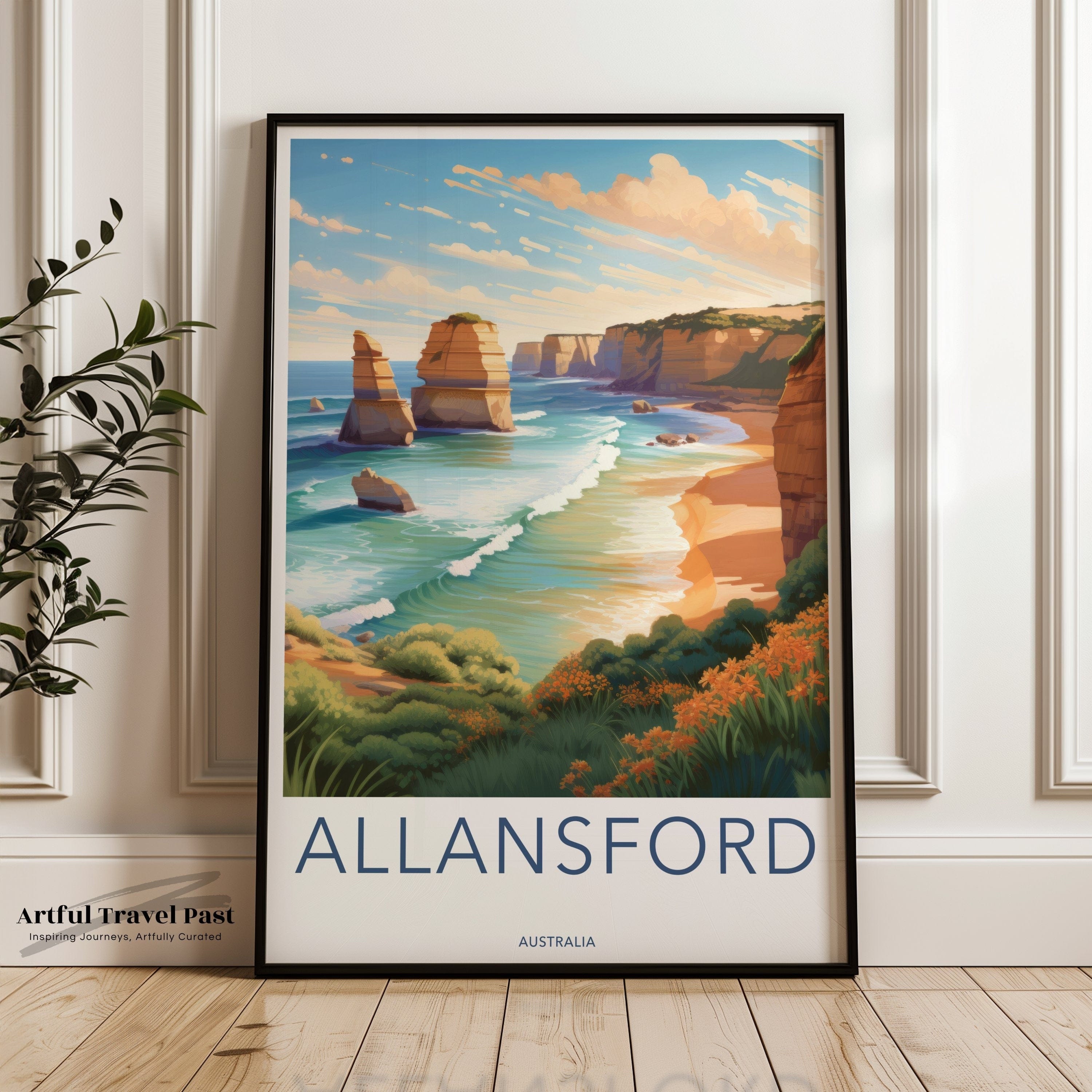 Wall Art Allansford Bay Poster | Australia Wall Art | Oceania Decor