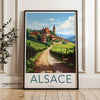 Wall Art Alsace Poster | France Wall Art | Europe Decor