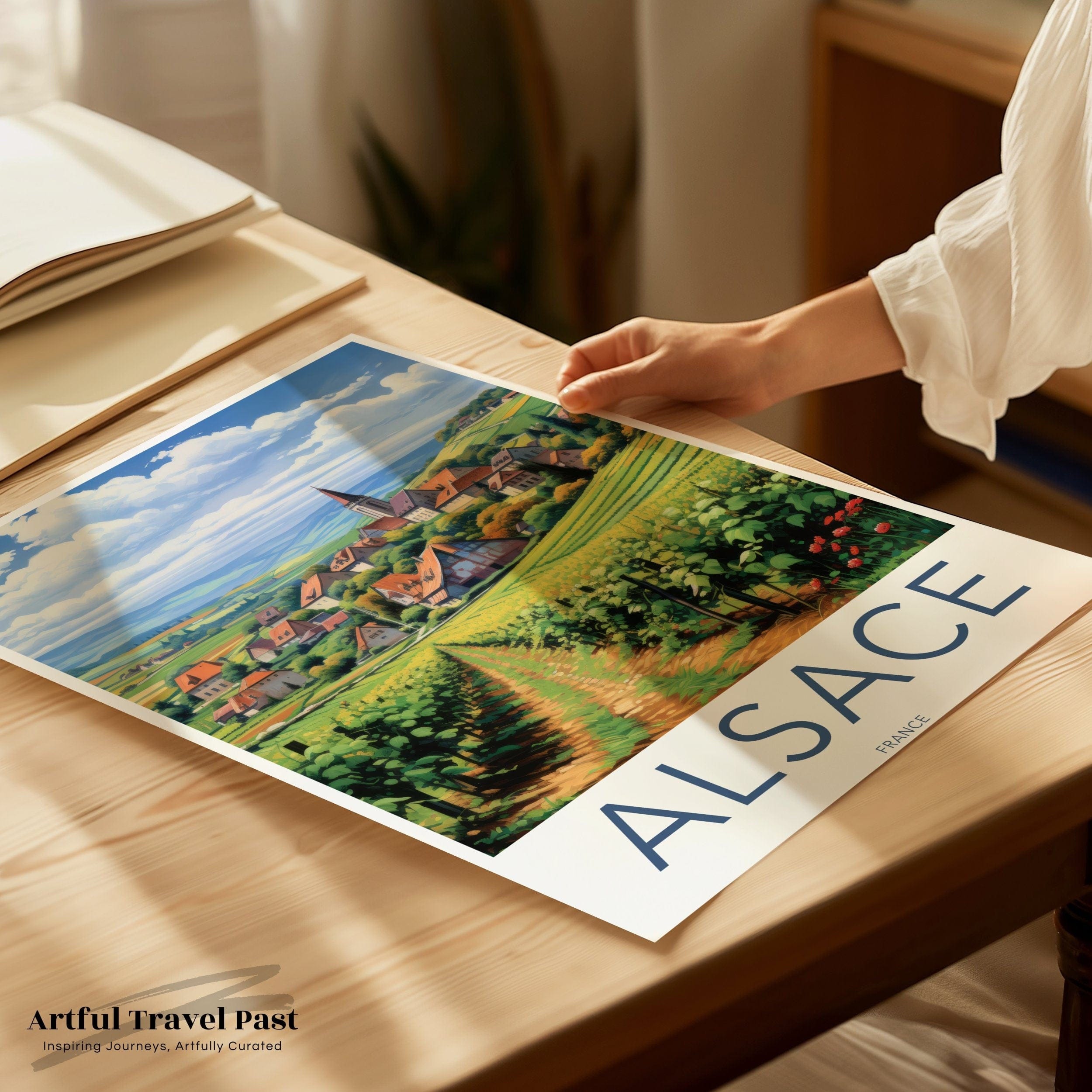 Wall Art Alsace Poster | French Countryside | France Wall Art