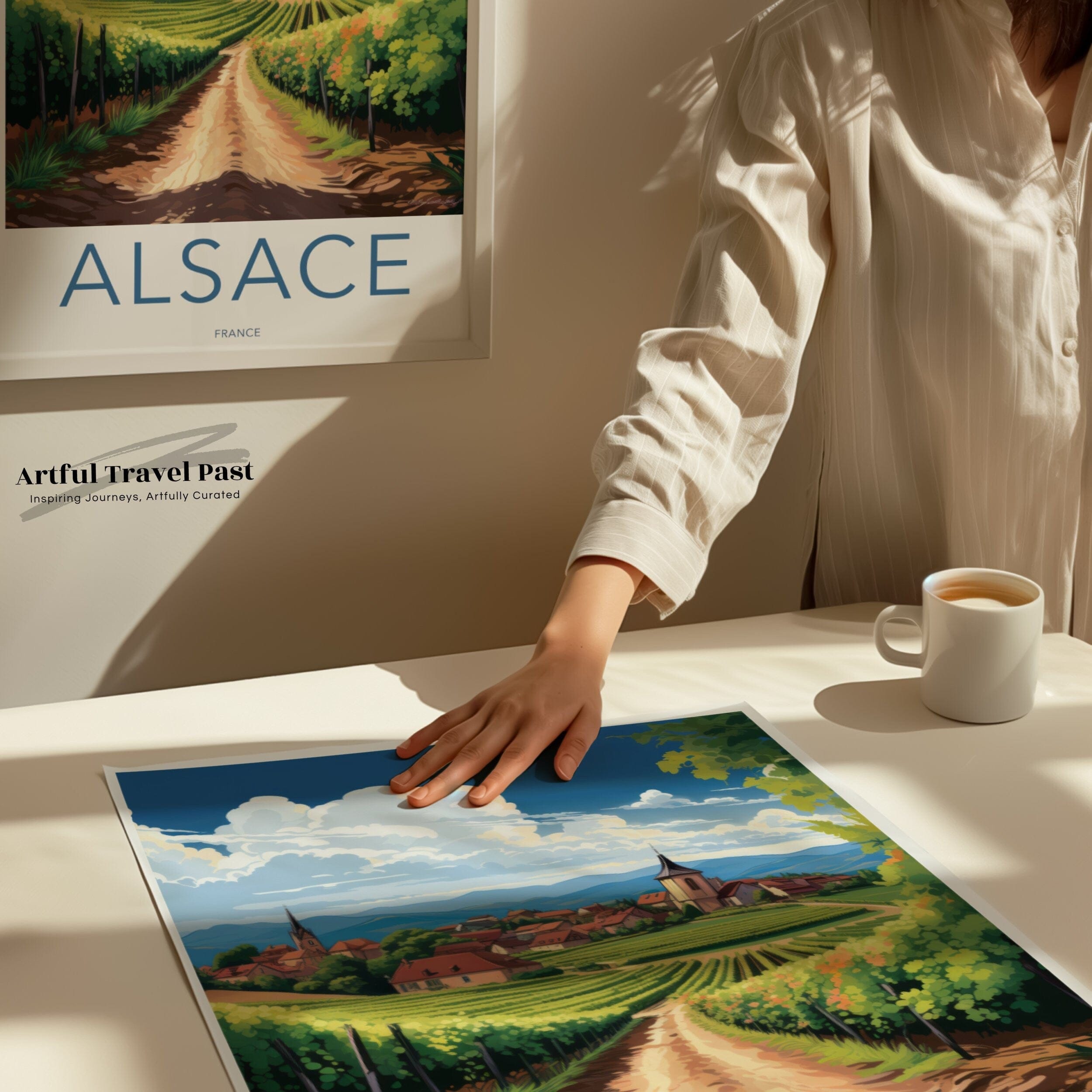 Wall Art Alsace Poster | French Countryside | France Wall Art