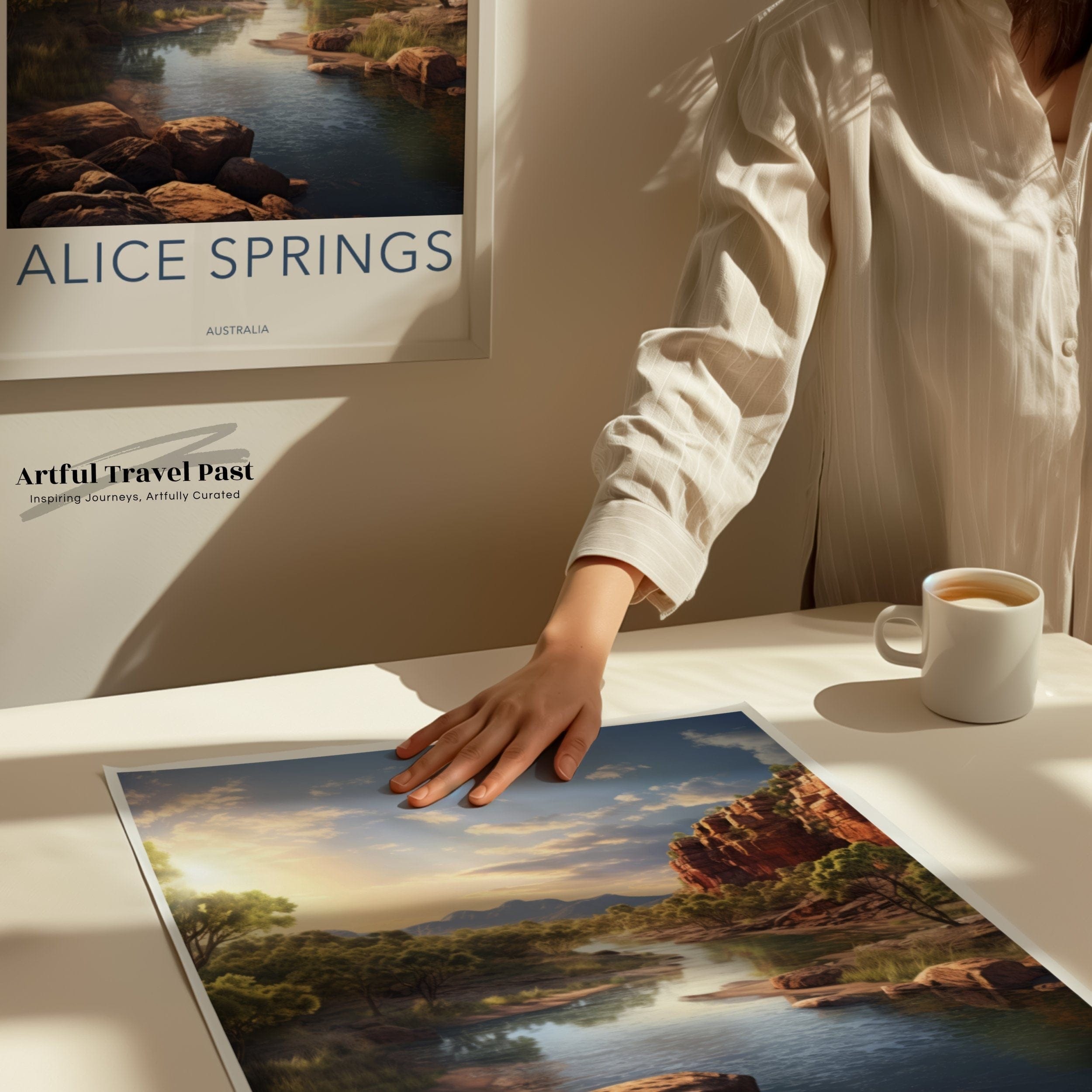 Wall Art Alice Springs Poster | Australia Wall Art | Wilderness Art