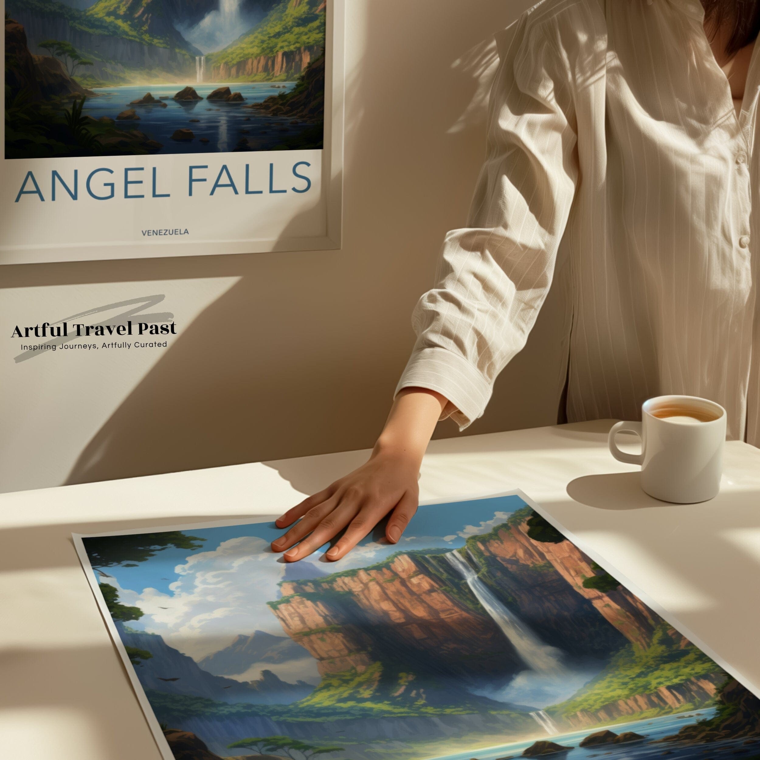 Wall Art Angel Falls Poster | UNESCO Site | Venezuela Wall Art