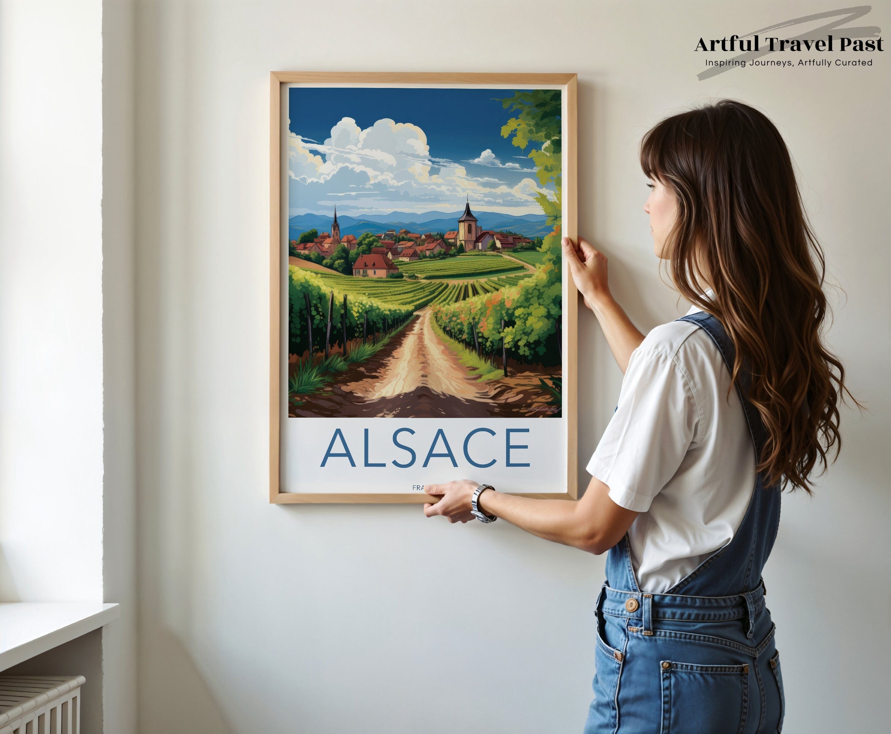 Wall Art Alsace Poster | French Countryside | France Wall Art