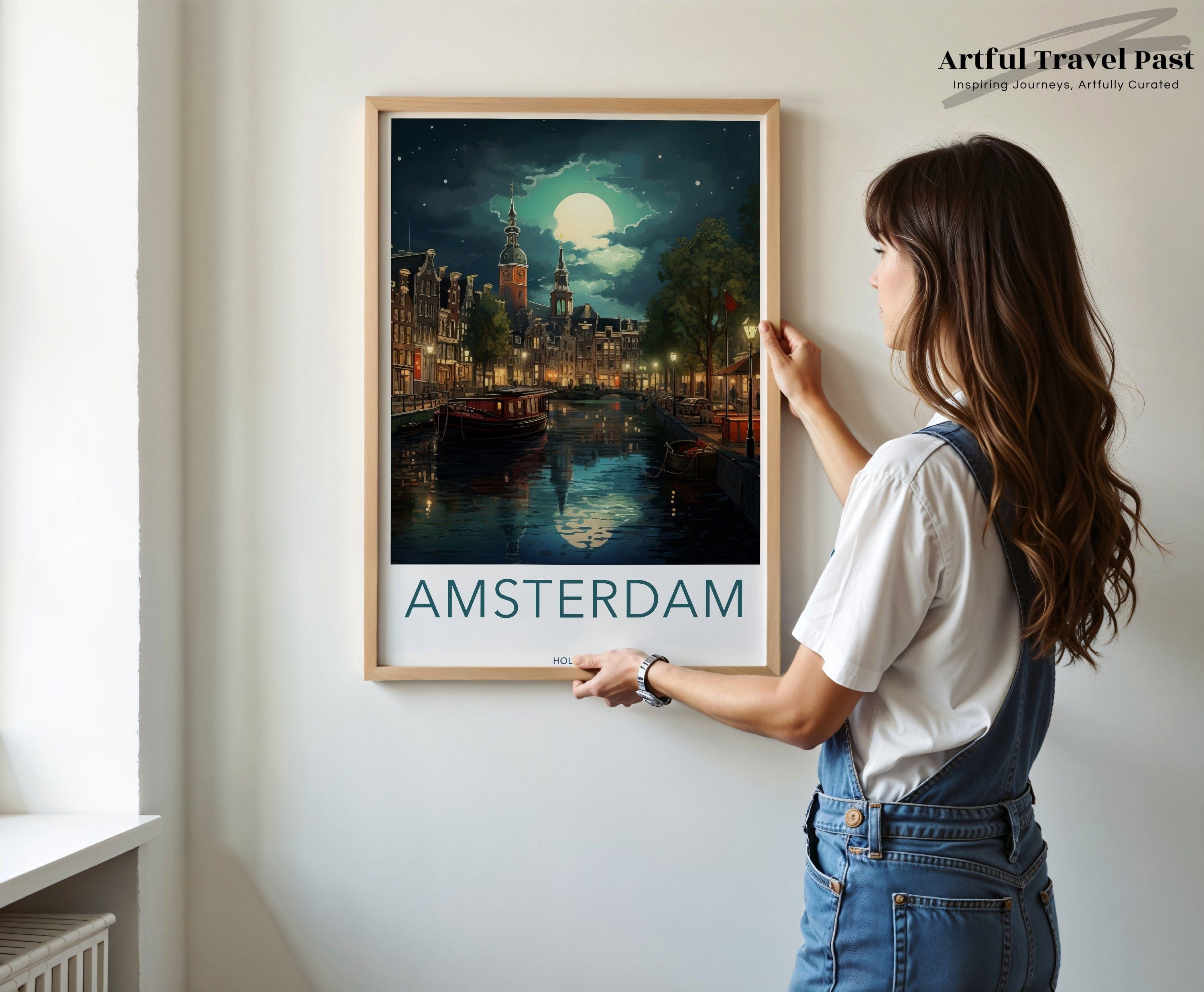 Wall Art Amsterdam Poster | Netherlands Wall Art | Europe Decor