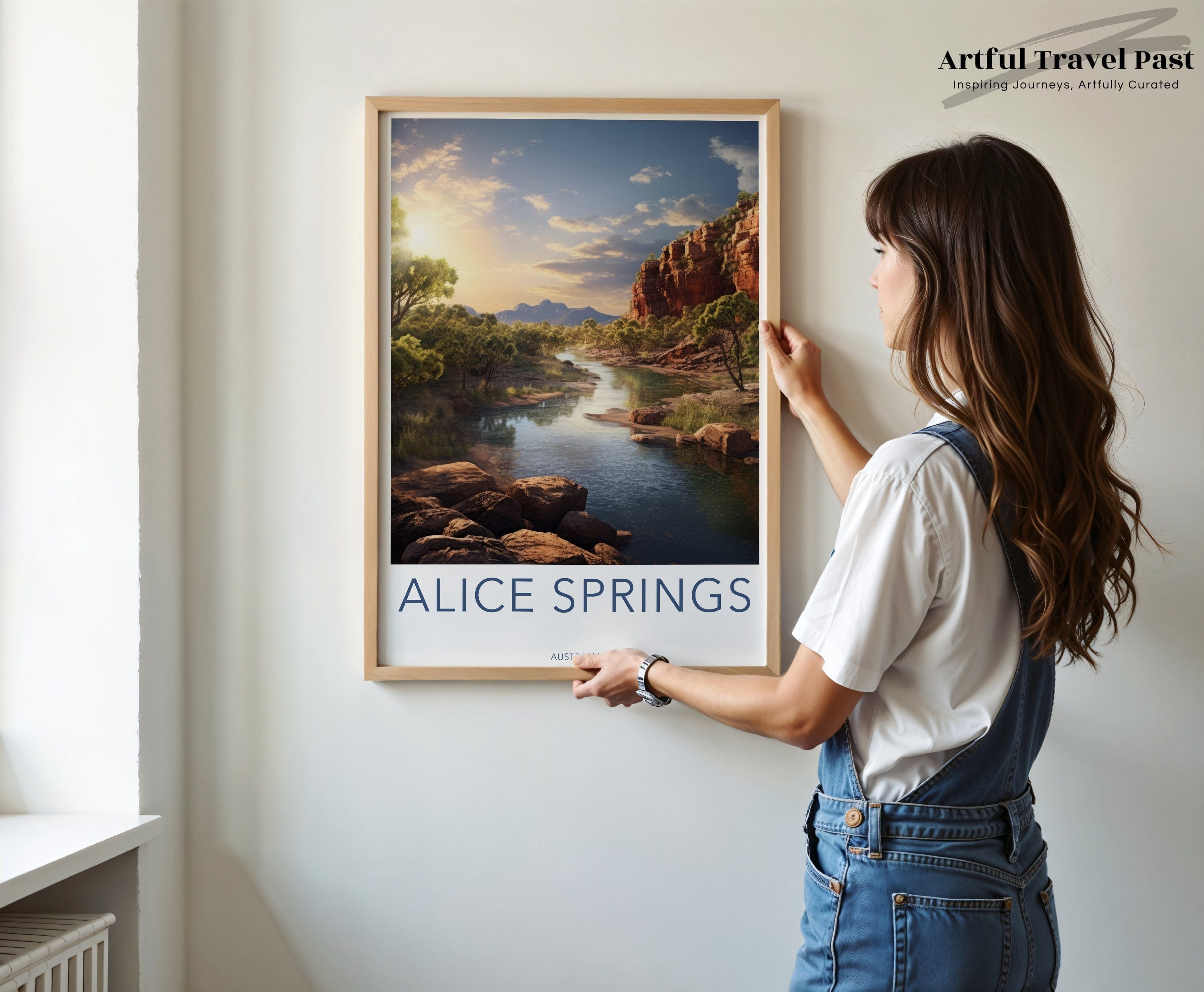 Wall Art Alice Springs Poster | Australia Wall Art | Wilderness Art