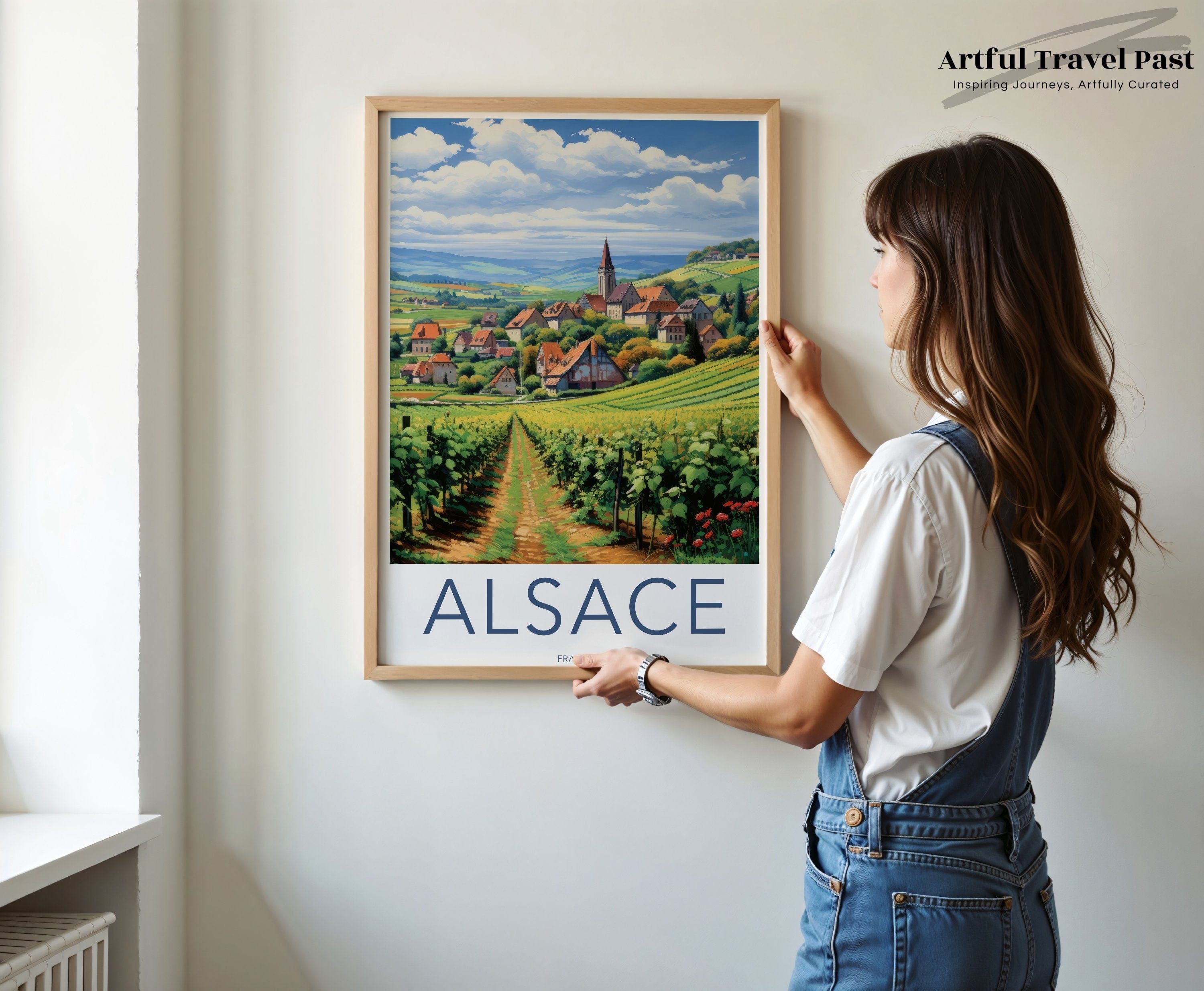 Wall Art Alsace Poster | French Countryside | France Wall Art