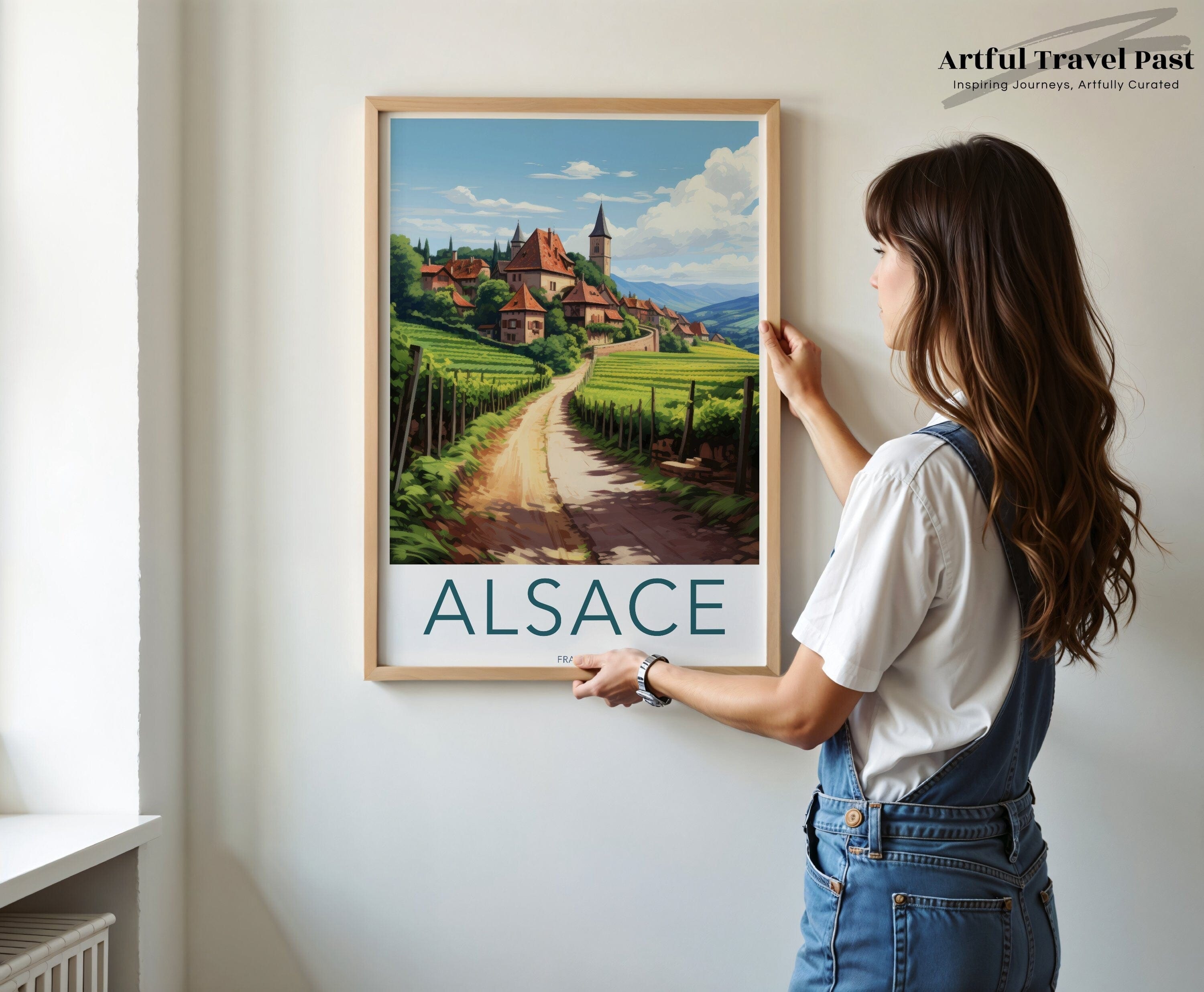 Wall Art Alsace Poster | France Wall Art | Europe Decor