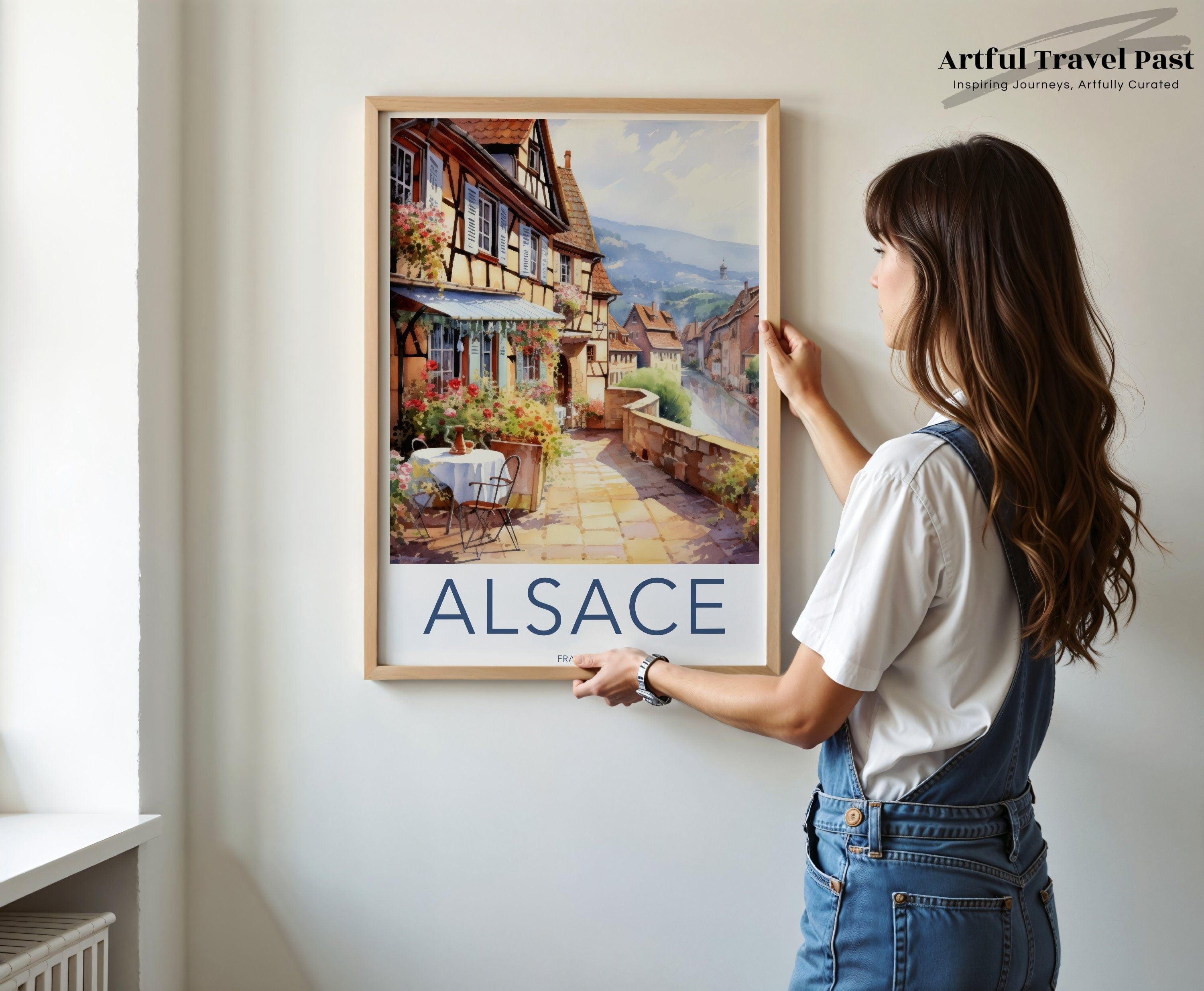 Wall Art Alsace Poster | France Wall Art | Europe Decor