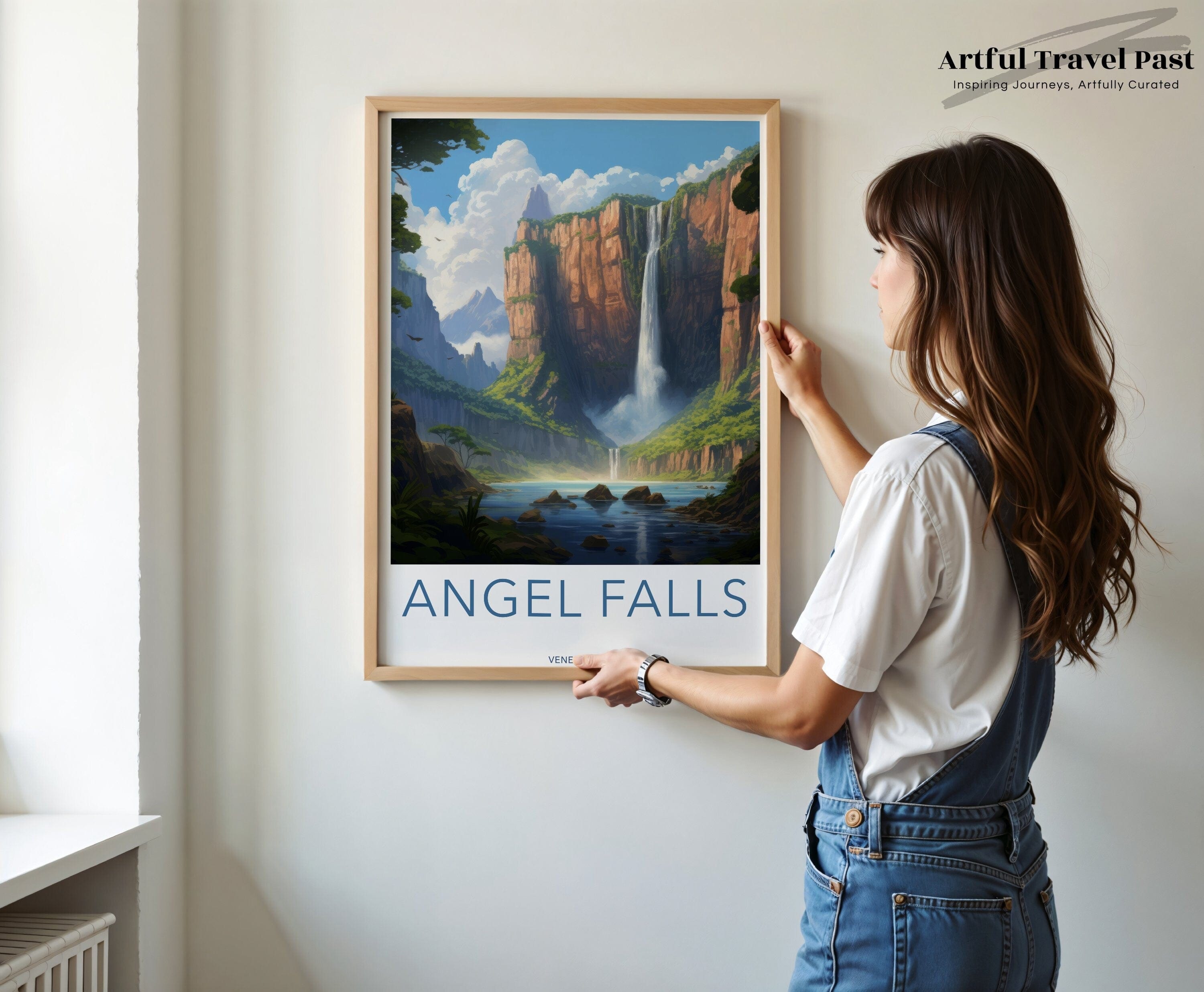 Wall Art Angel Falls Poster | UNESCO Site | Venezuela Wall Art