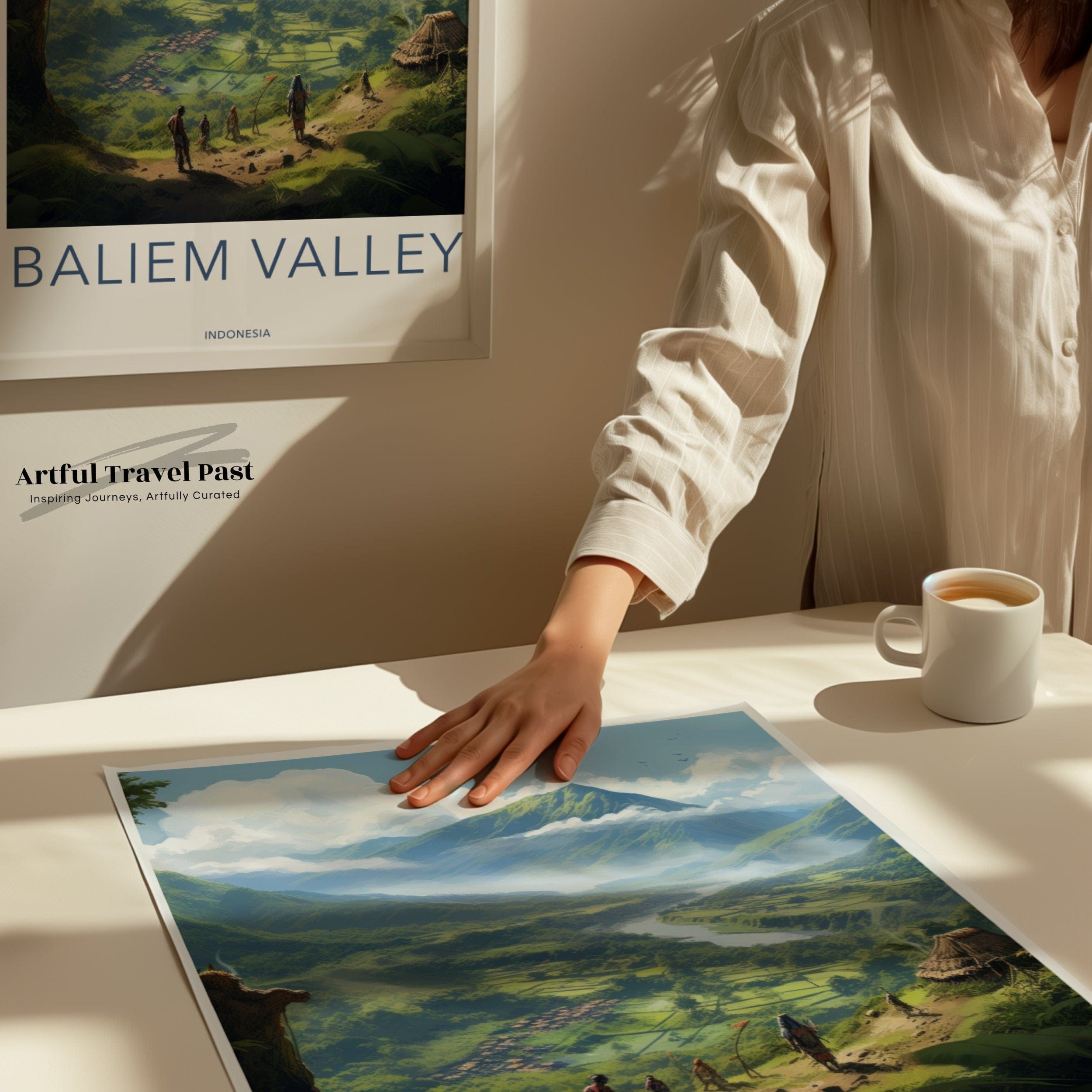 Wall Art Baliem Valley Poster | Indonesia Wall Art | Asia Decor