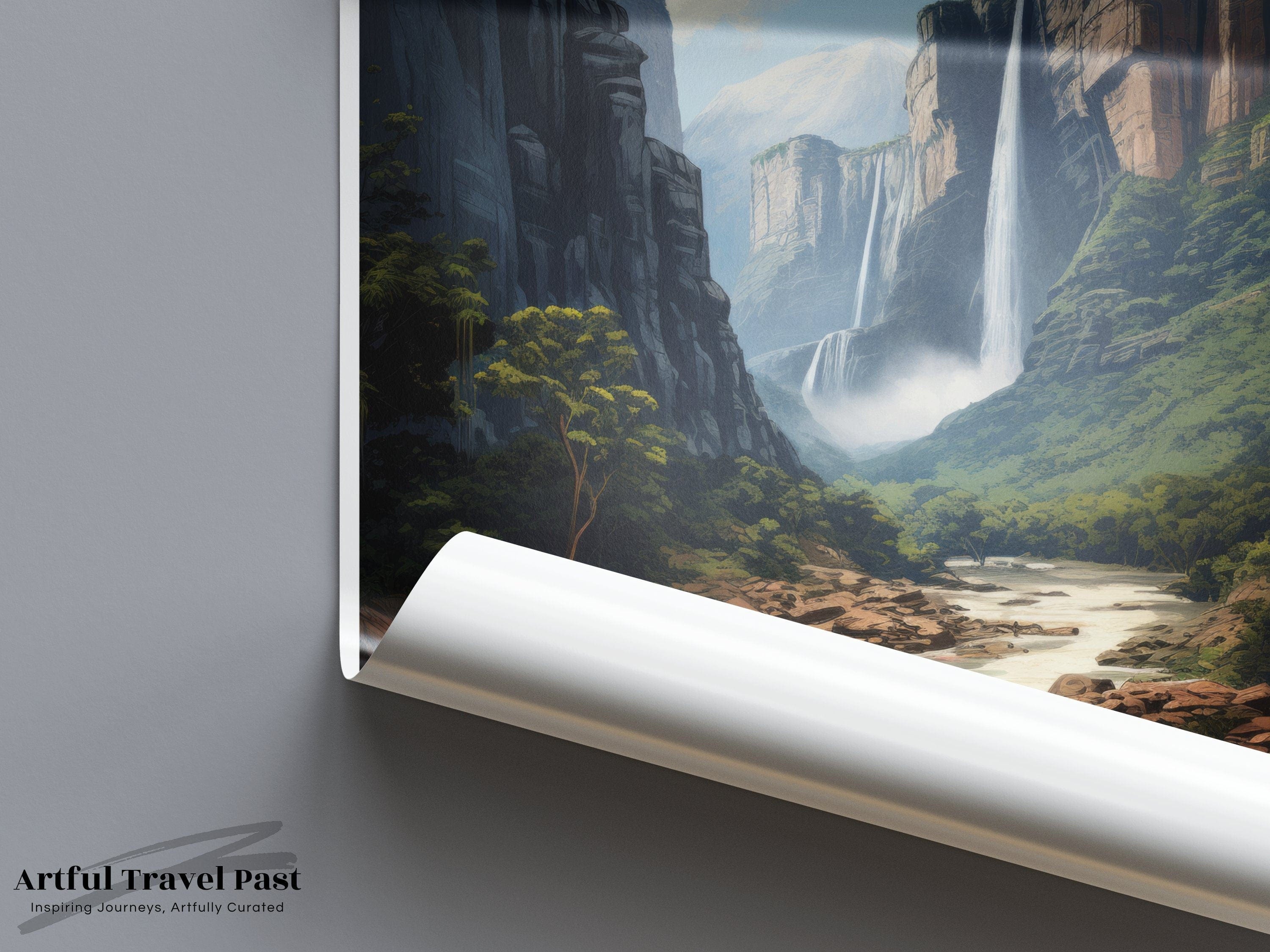 Wall Art Angel Falls Poster | Canaima National Park | Venezuela Wall Art