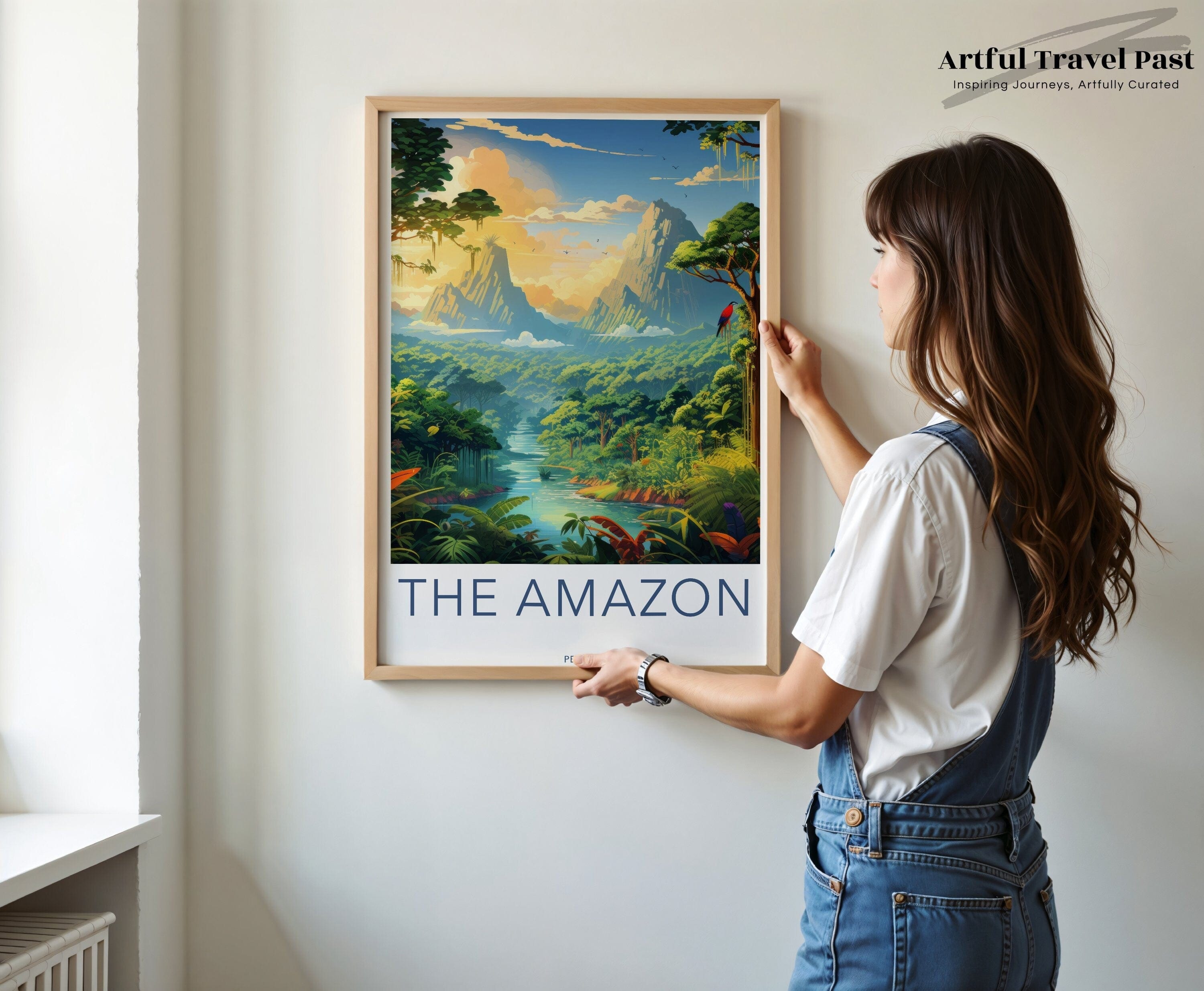 Wall Art Amazon Rainforest Poster | Peru Wall Art | Latin America Decor