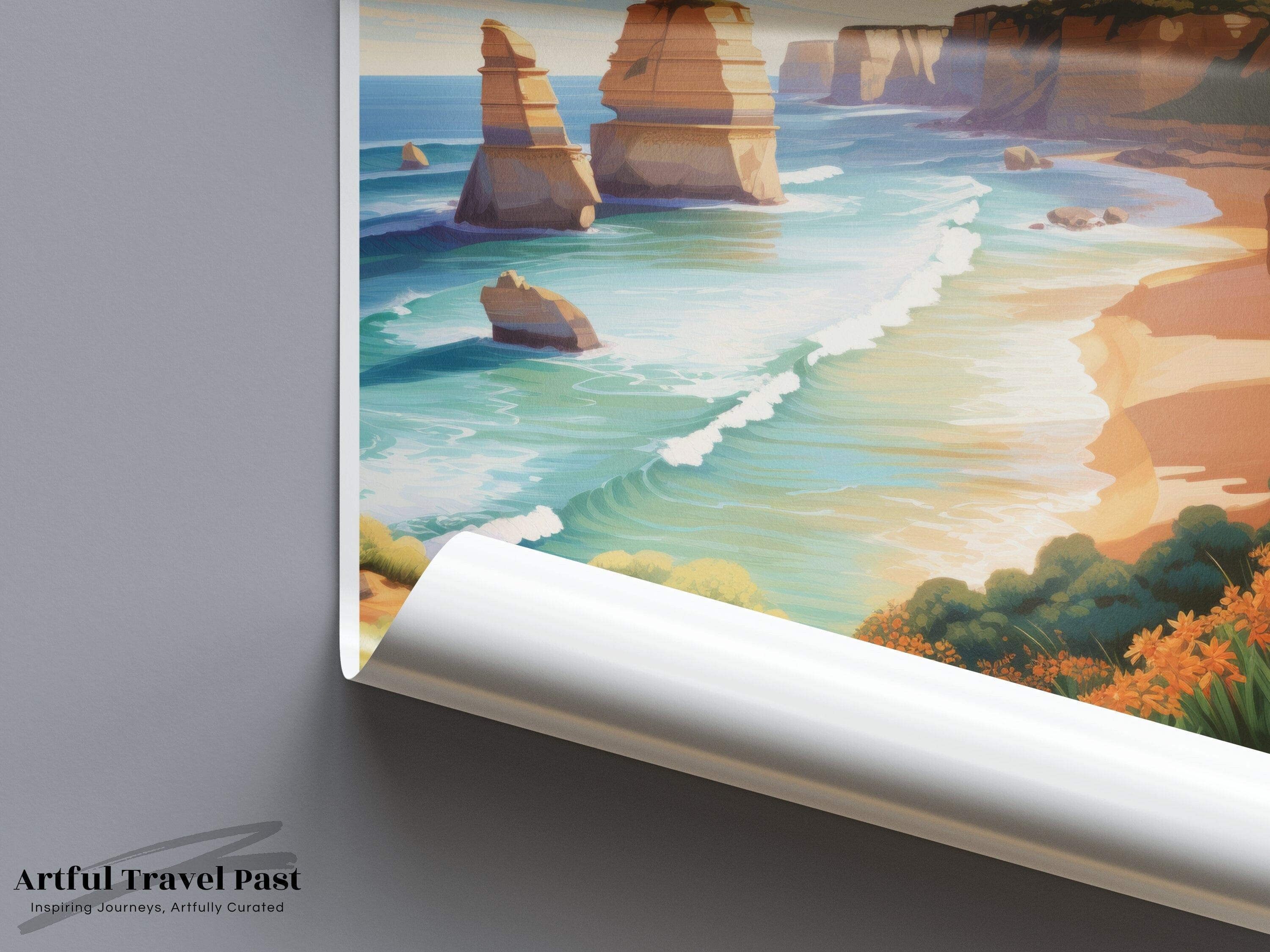 Wall Art Allansford Bay Poster | Australia Wall Art | Oceania Decor