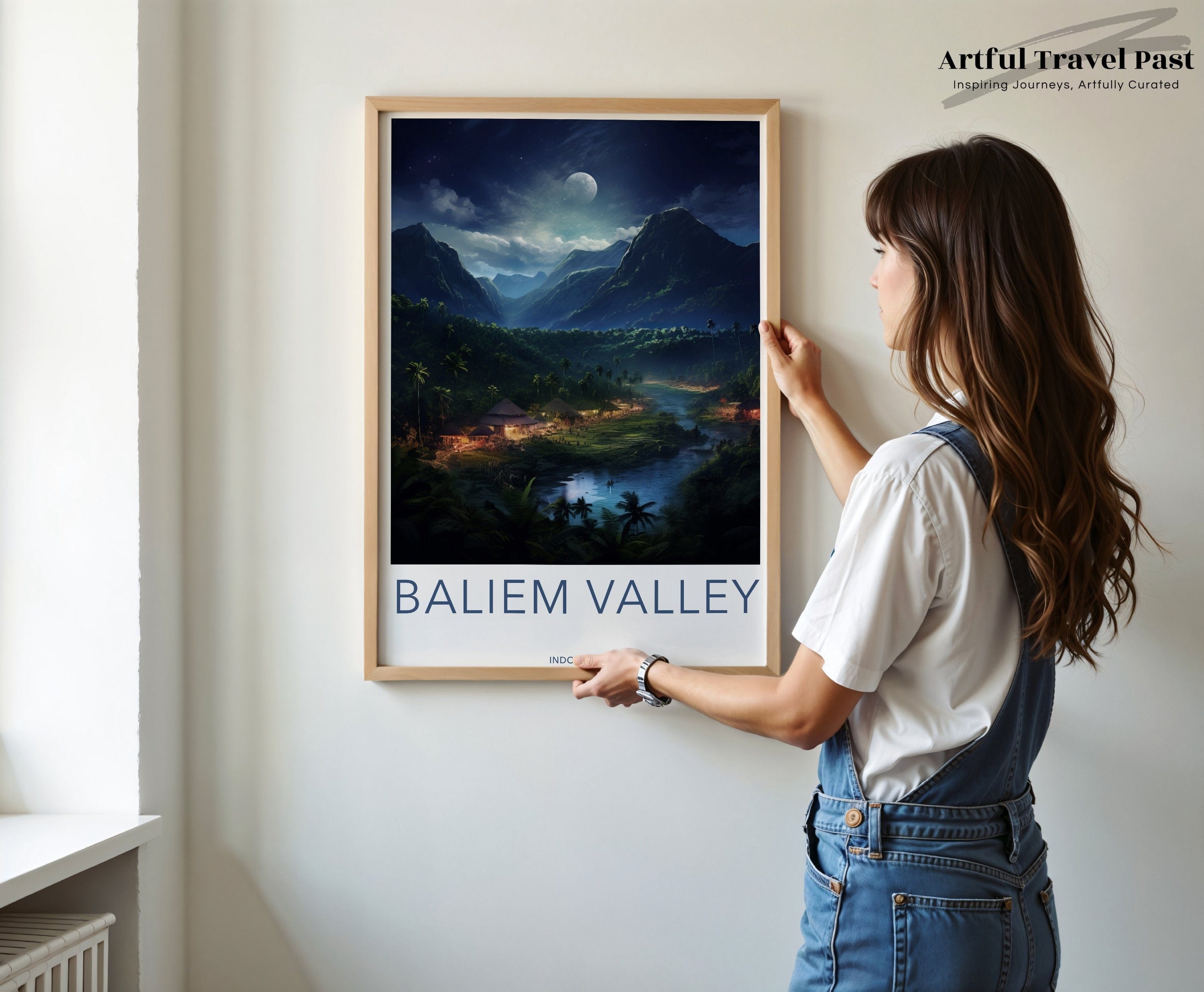 Wall Art Baliem Valley Poster | Indonesia Wall Art | Asia Decor