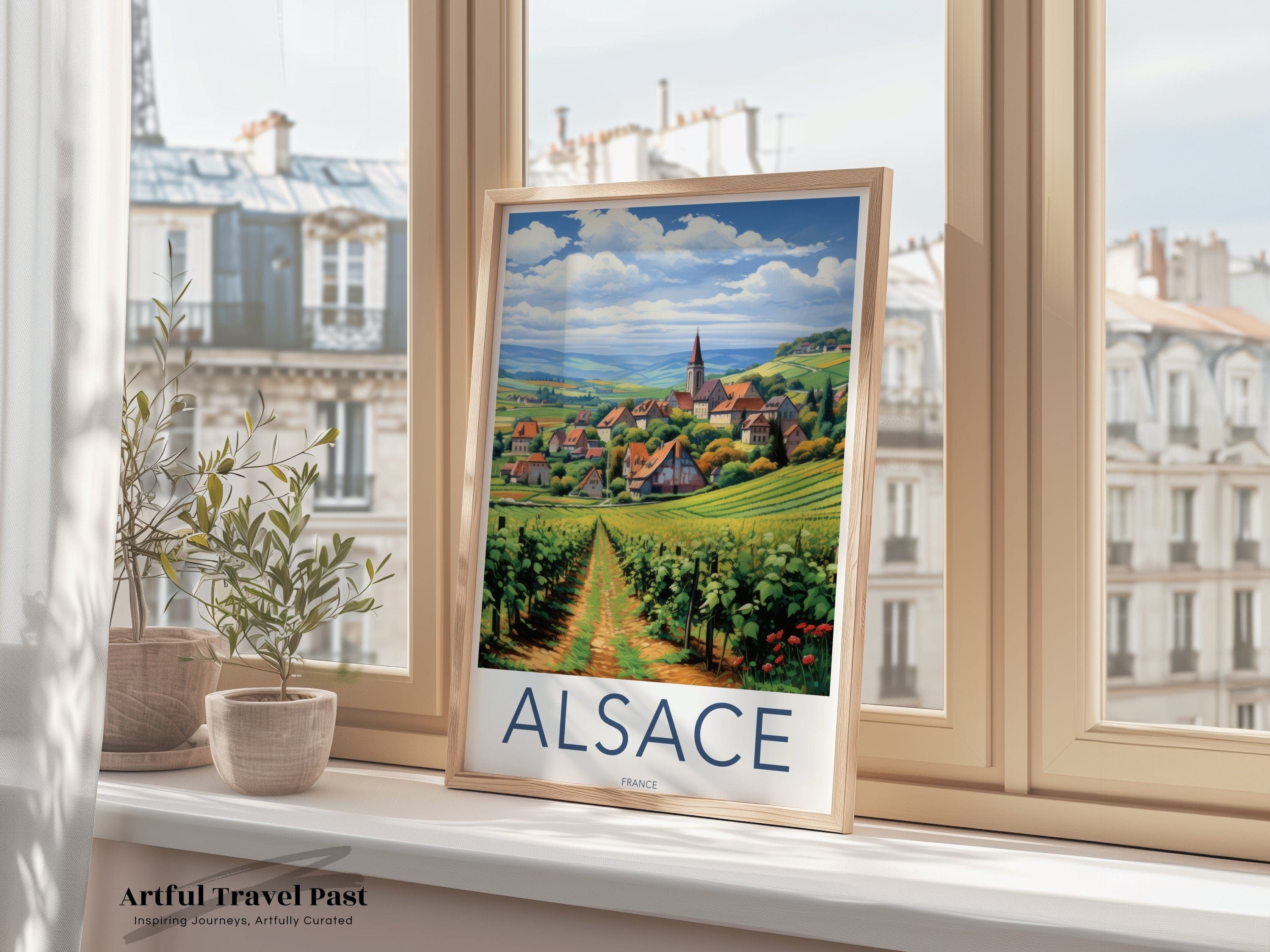 Wall Art Alsace Poster | French Countryside | France Wall Art