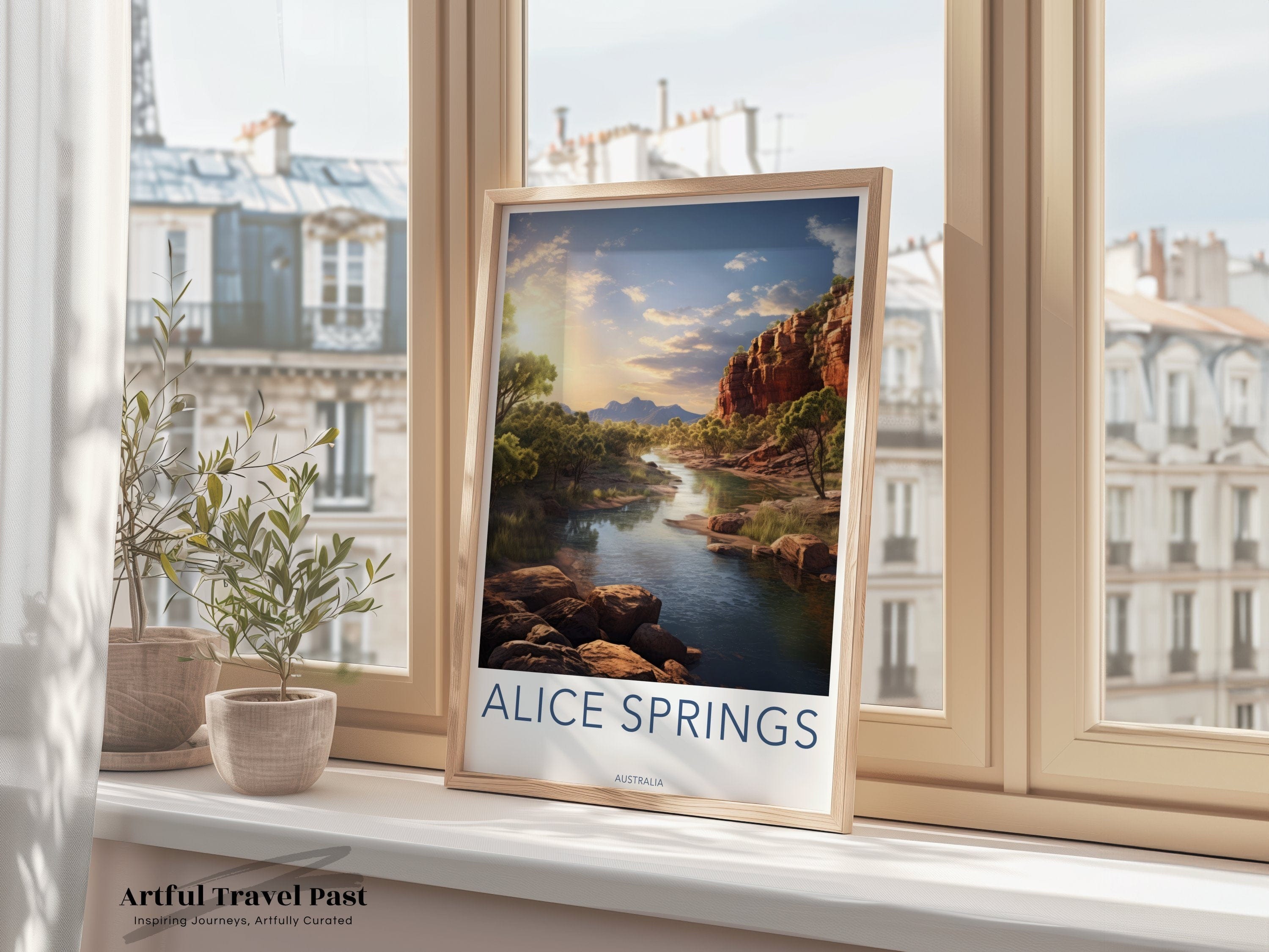 Wall Art Alice Springs Poster | Australia Wall Art | Wilderness Art