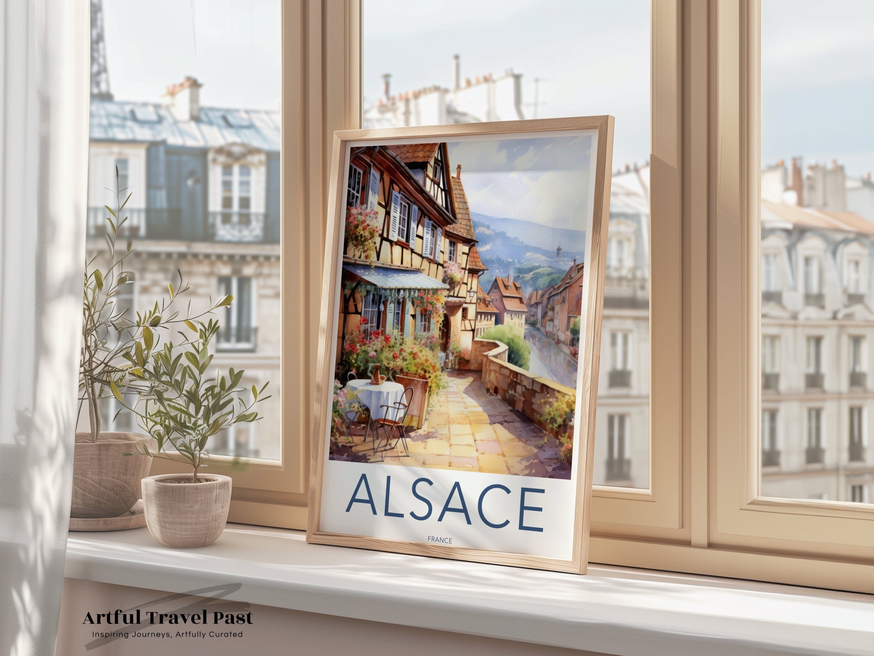 Wall Art Alsace Poster | France Wall Art | Europe Decor